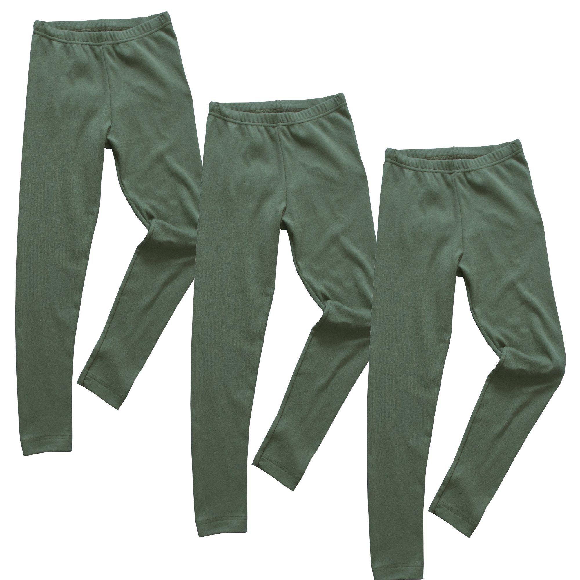 HERMKO Leggings 2720 3er Pack Kinder Legging aus Bio-Baumwolle