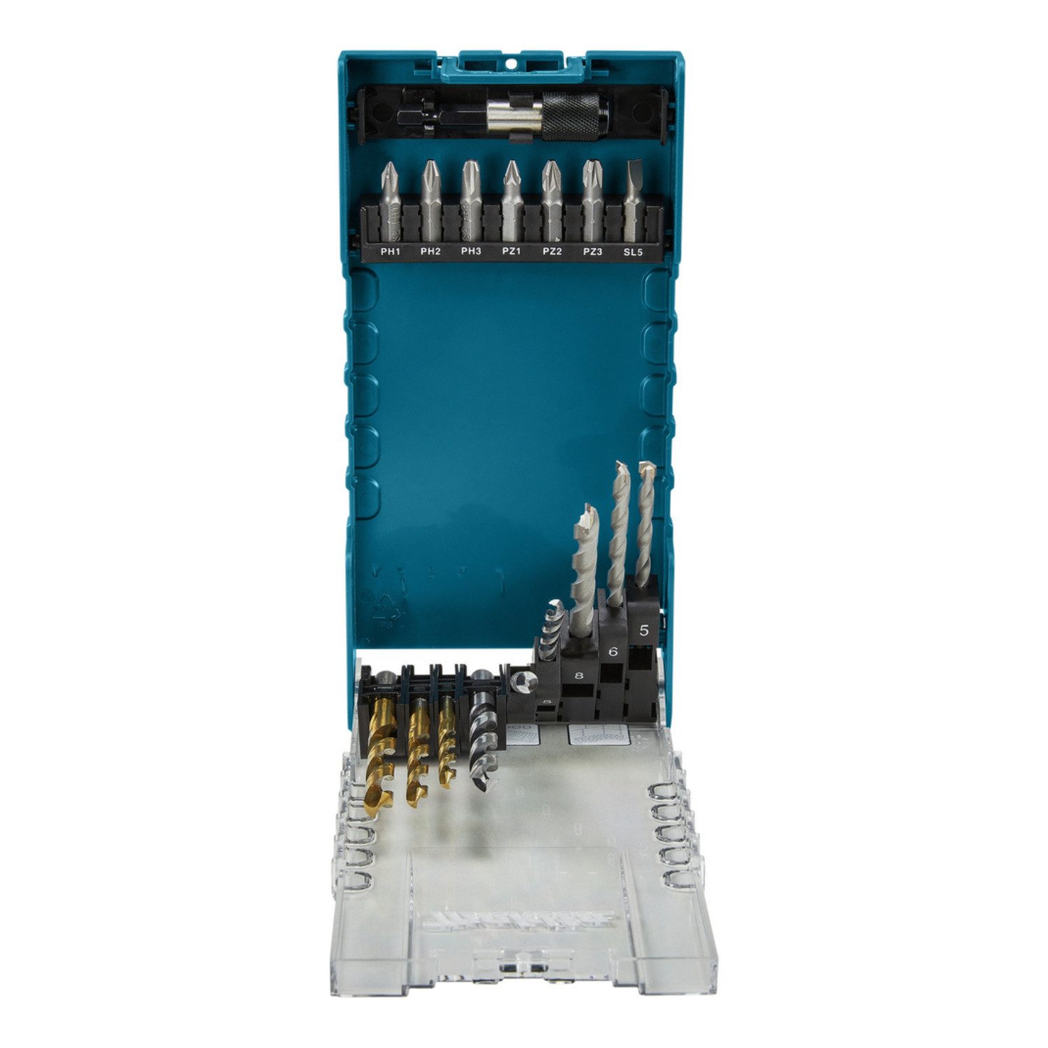 Makita Bohrer- und Bit-Set Makita Bohrer-Bit-Set 17-tlg. D-74887, (17-tlg)