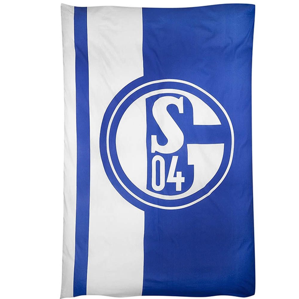 FC Schalke 04 Bettwäsche FC Schalke 04 Bettwäsche Streifenmuster Wende
