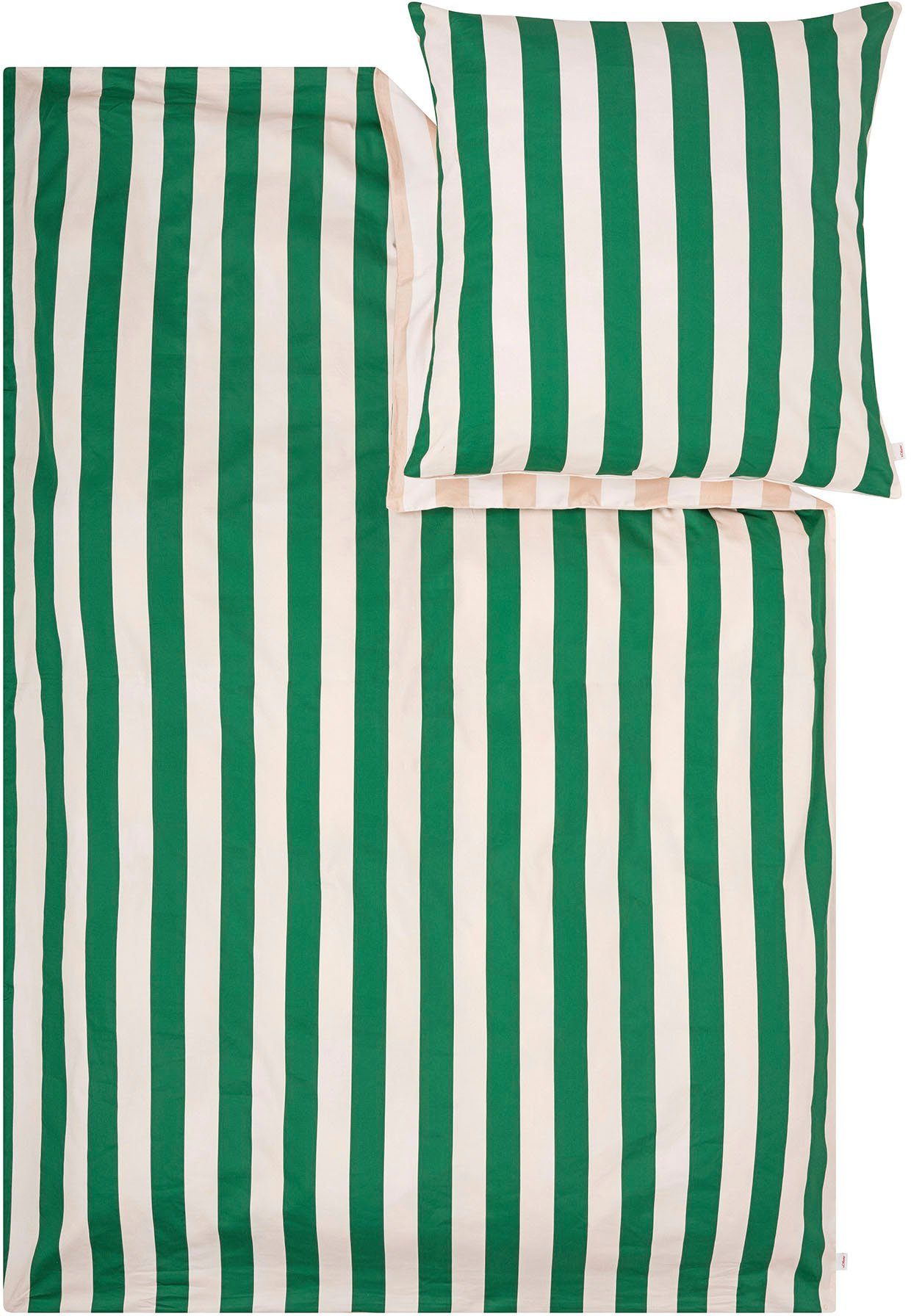 s.Oliver Bettwäsche Satinbettwäsche s.Oliver, Satin, 2 teilig, im Streifen-Design