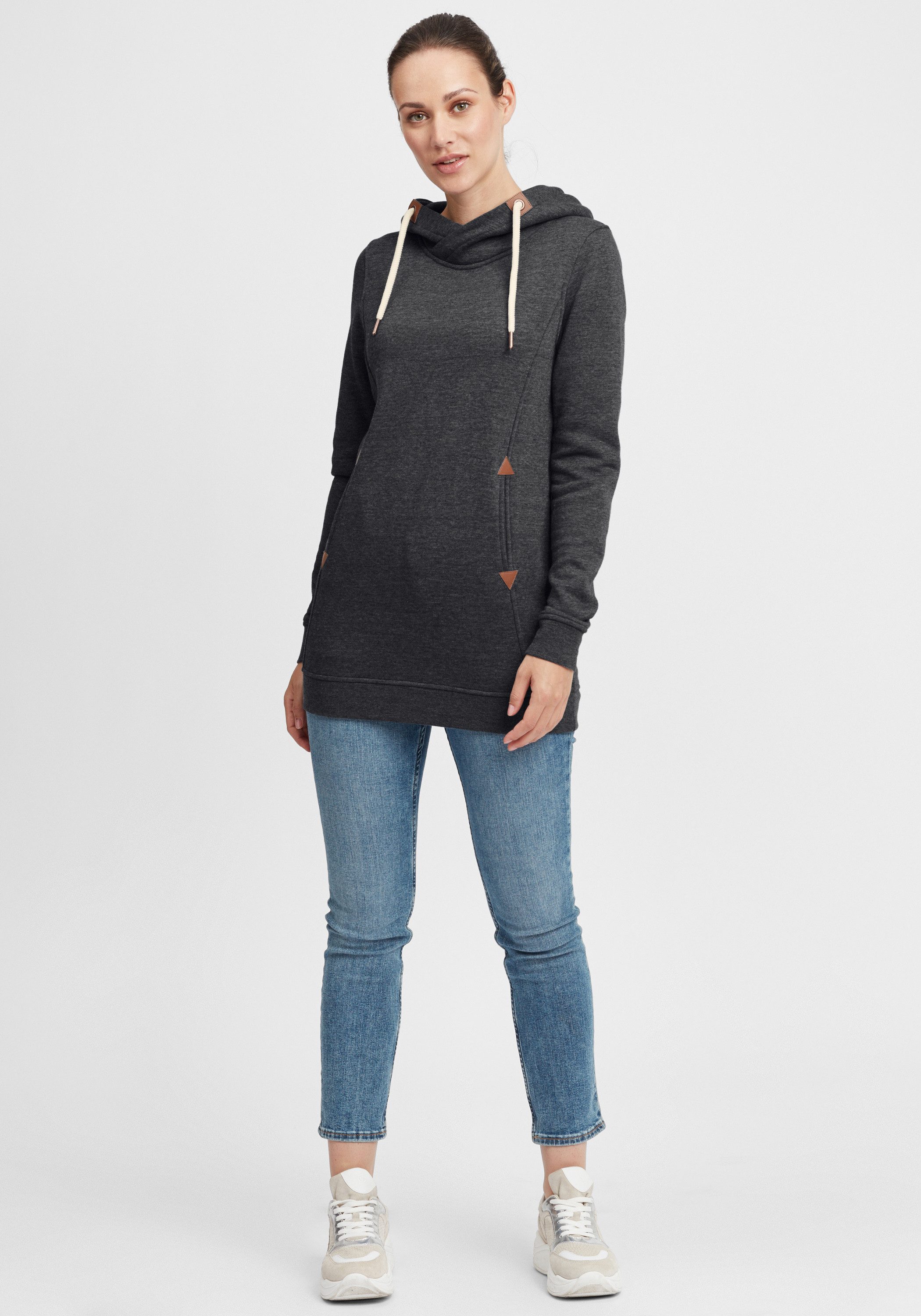 OXMO Hoodie OXVicky Sweat Hoodie Long Kapuzenpullover lang geschnitten günstig online kaufen