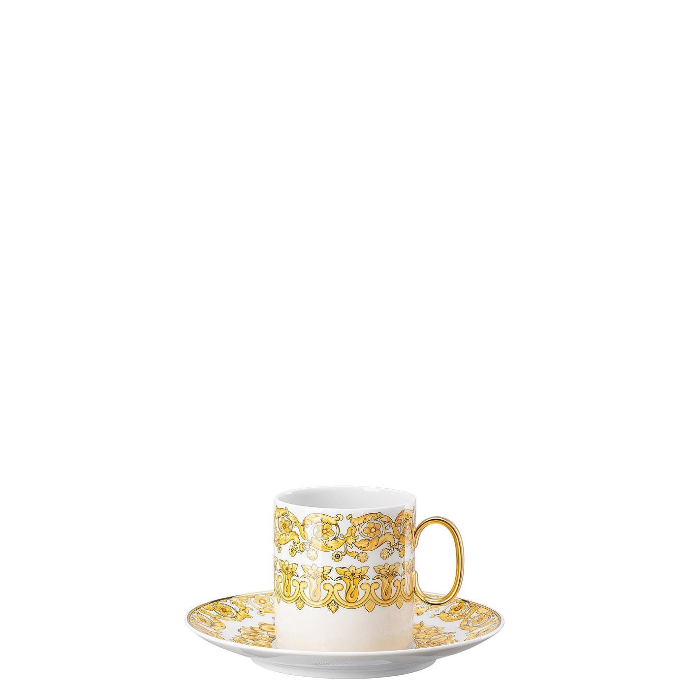 Versace 2 teilig, Kaffeetasse meets Versace Tasse Medusa Porzellan Rosenthal Rhapsody