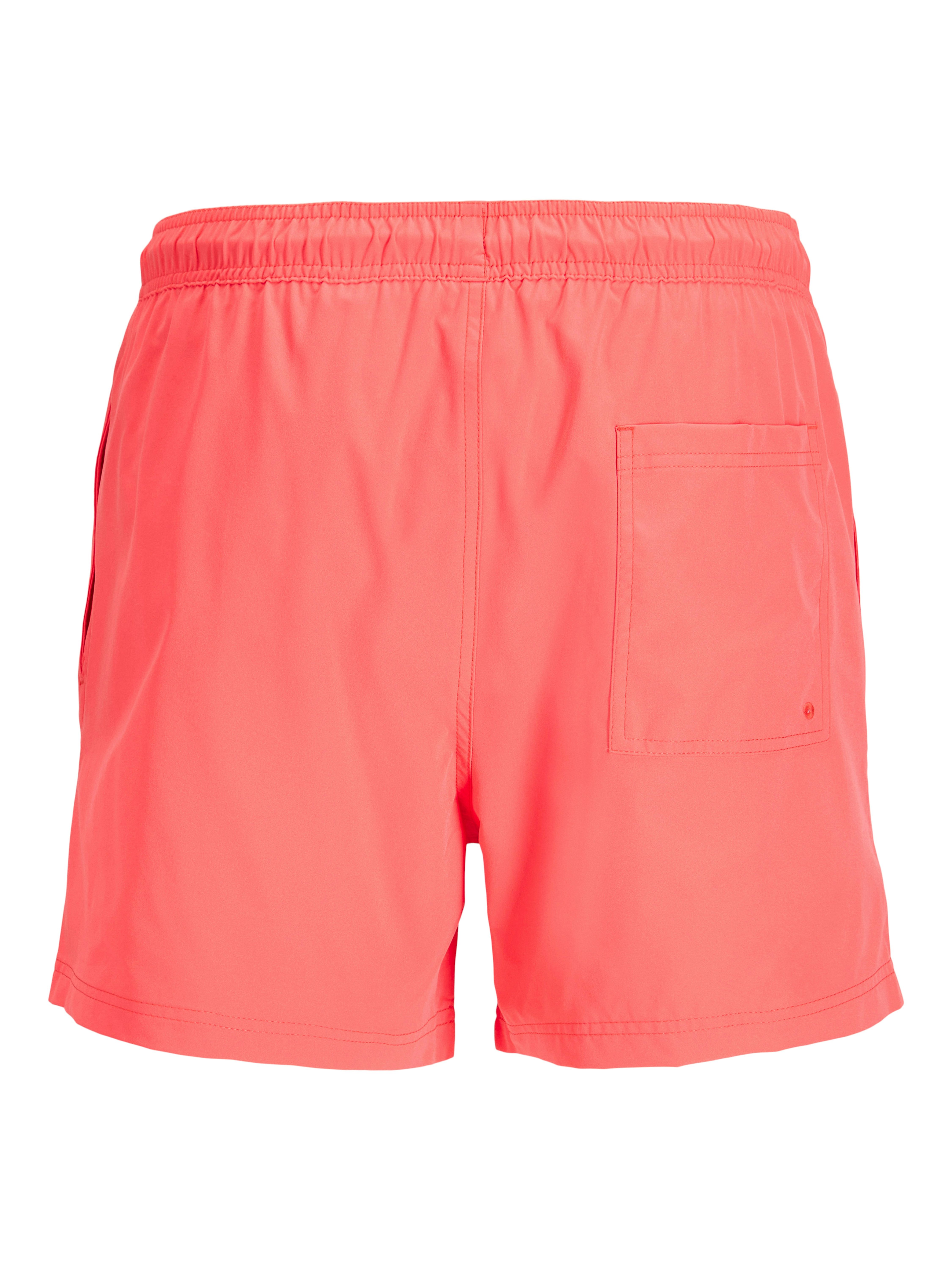 Jack & Jones PlusSize Badeshorts JPSTMAUI TROPIC SOLID SWIM SHORTS PLS Kunstfaser, mit elastischem Bund