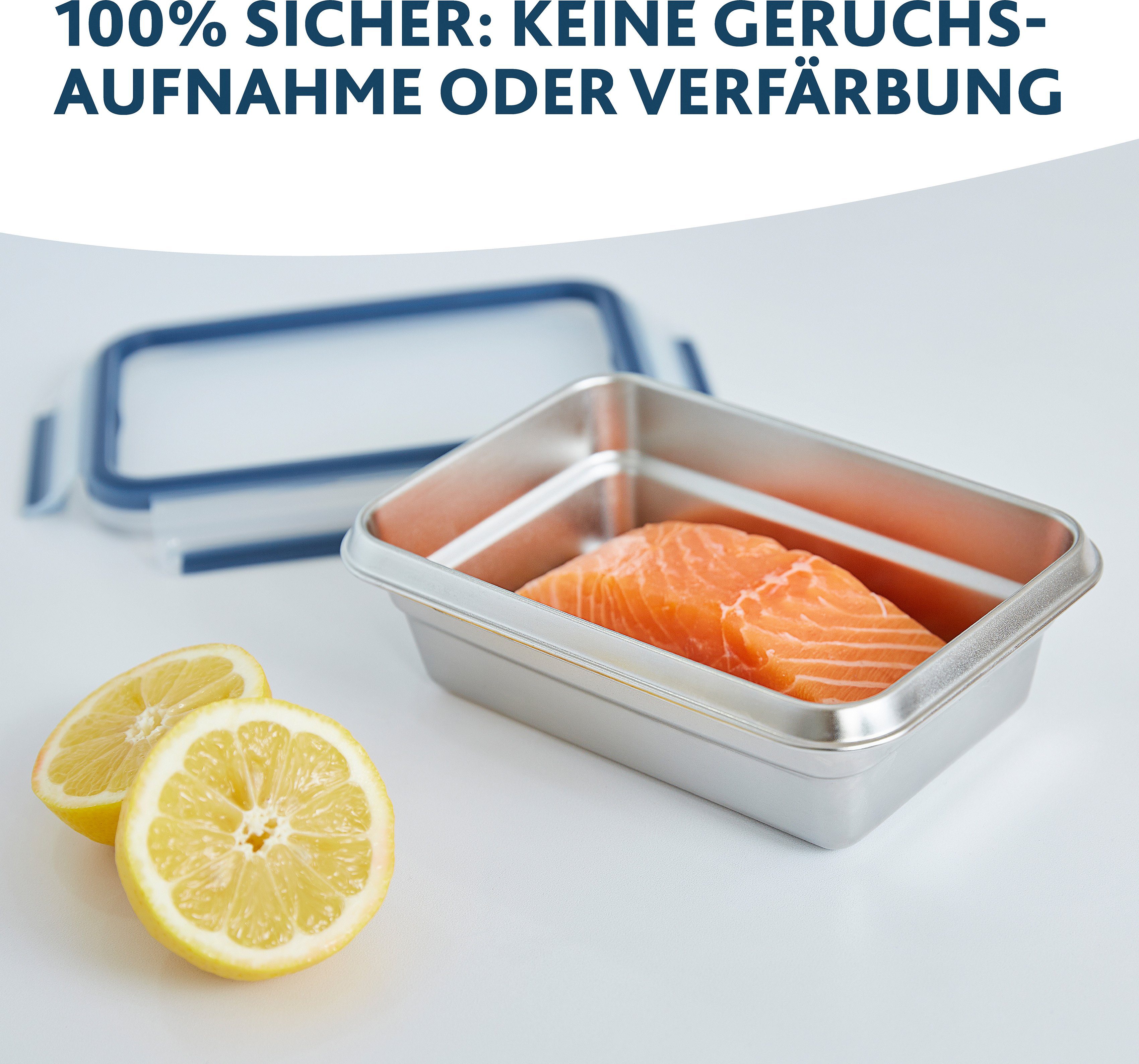EMSA Frischhaltedose "Clip & Close" aus Edelstahl, 1,2 l – Bild 2 von 5