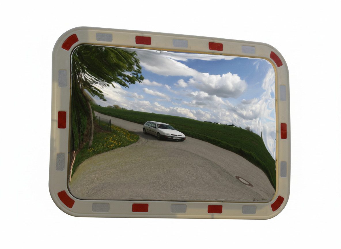 BruKa Spiegel Verkehrsspiegel TOP VIEW Sicherheitsspiegel Spiegel Ausfahrt