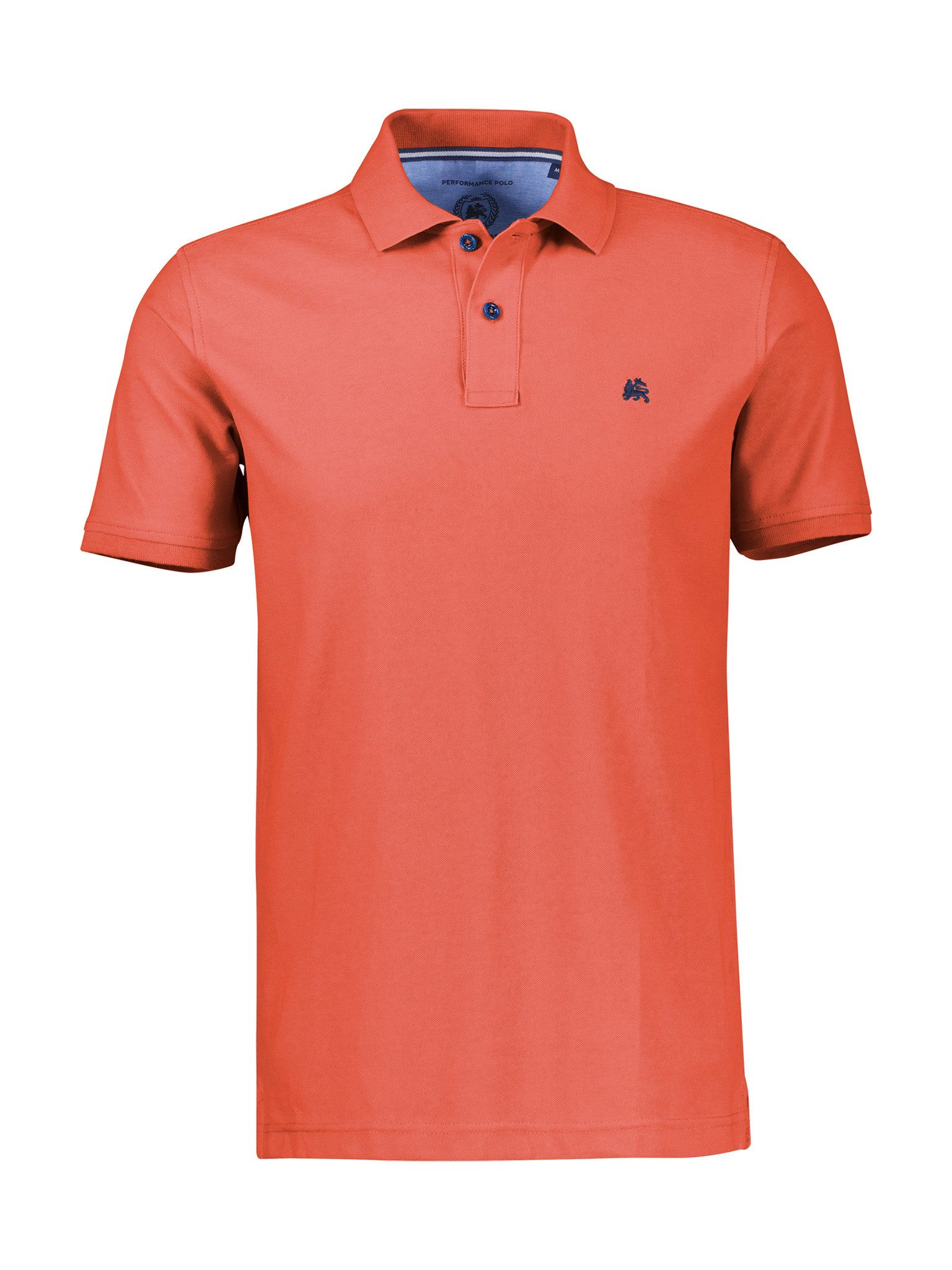 LERROS Poloshirt mit Logo-Stickerei, kurzarm