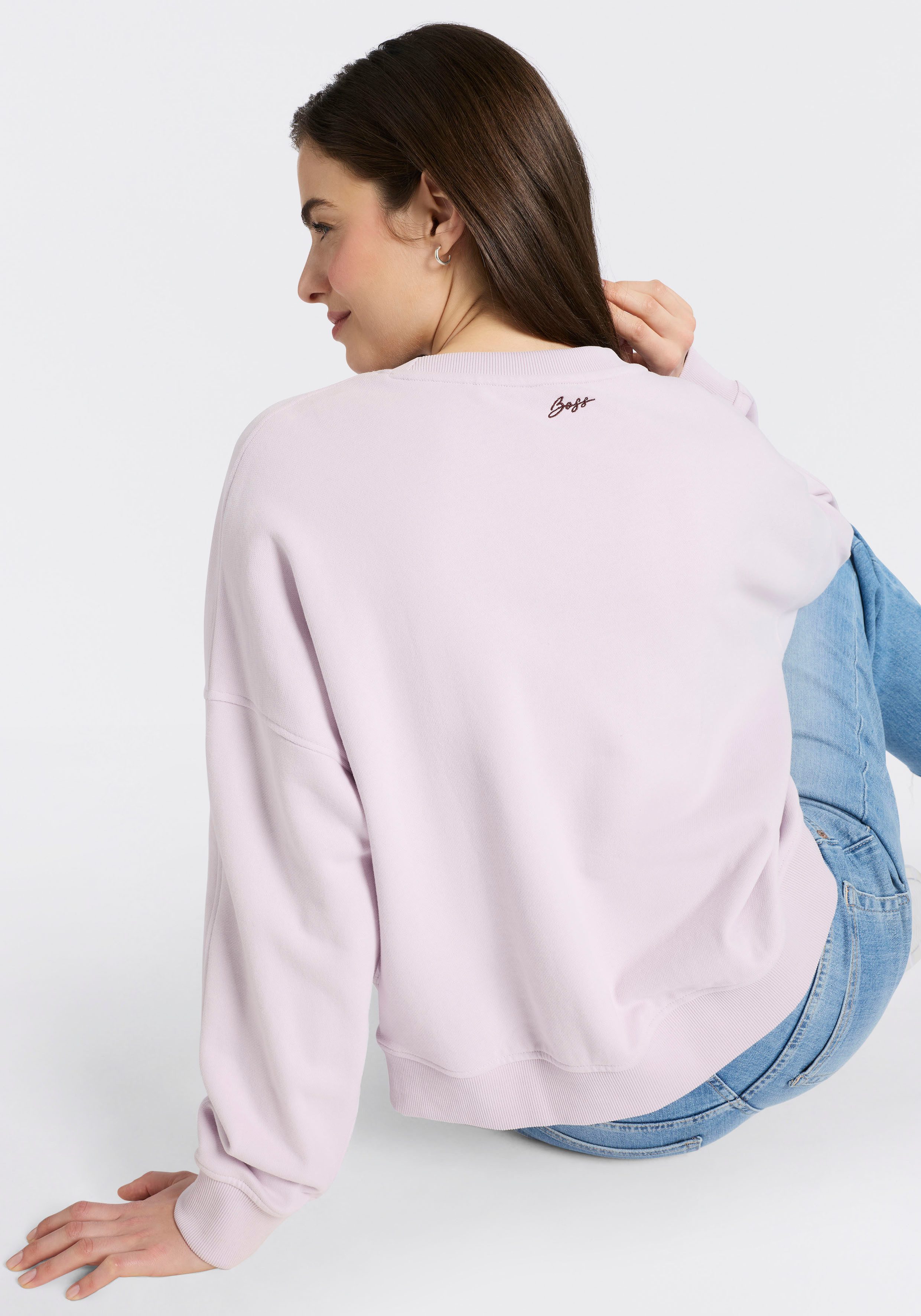 BOSS ORANGE Sweatshirt Ever Valentine Premium Damenmode mit Stickerei, Over günstig online kaufen