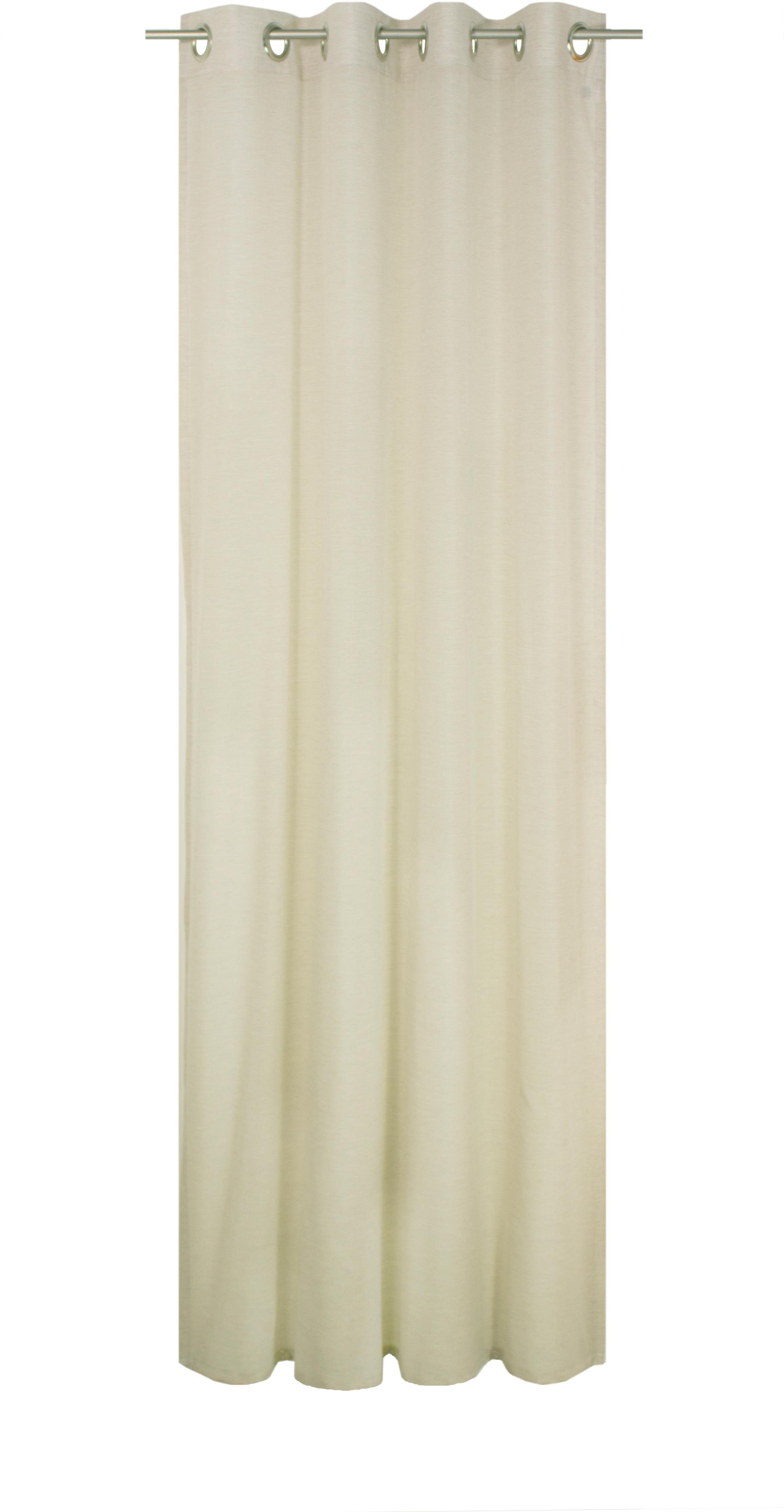 Vorhang (1 Wirth, Ösen LORCA, beige halbtransparent St),