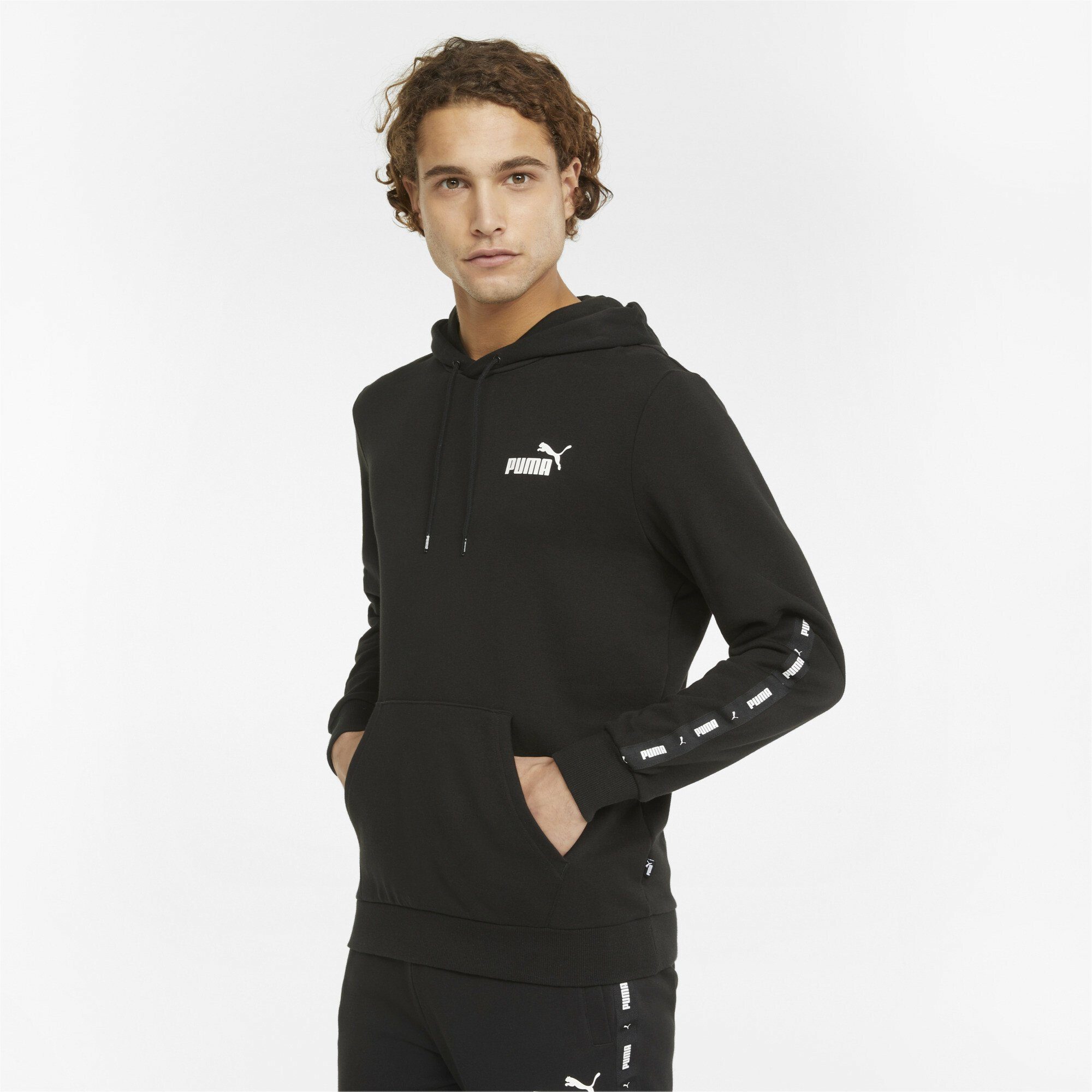 Sweatshirt Essentials+ Black PUMA Hoodie Herren