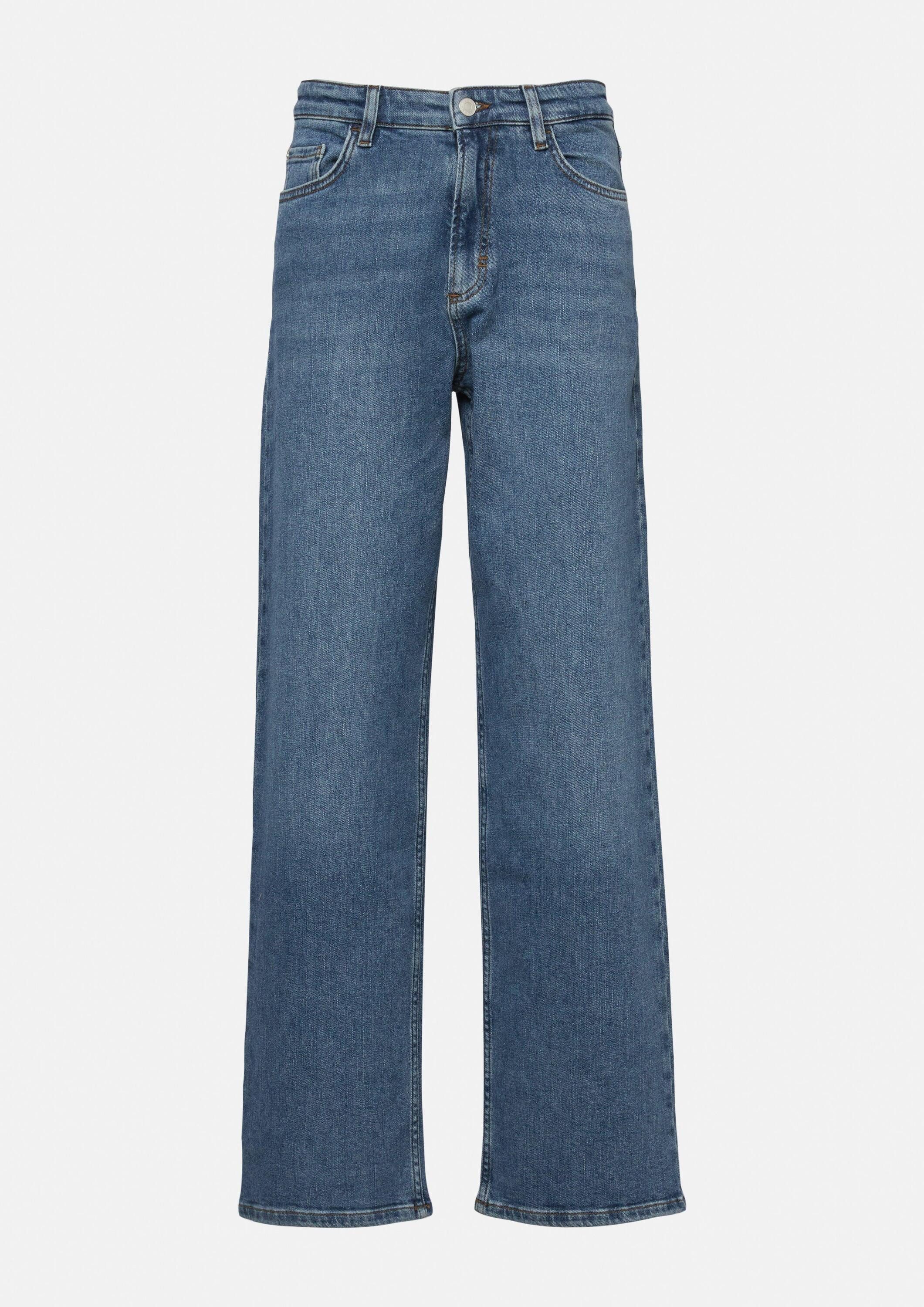 comma Regular-fit-Jeans Jeans-Hose Elastische Straight Leg Jeans