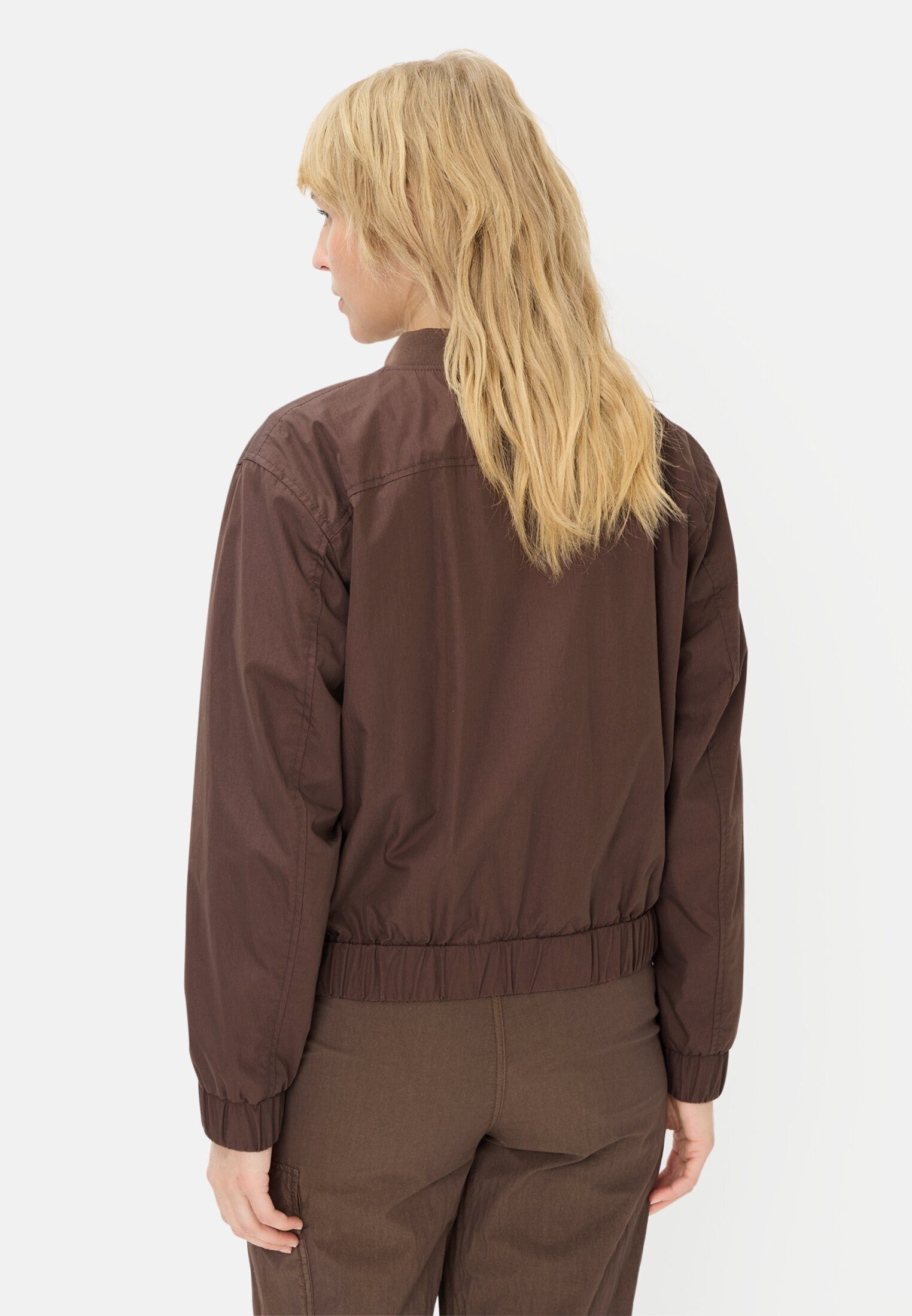 camel active Kurzjacke mit Bomberkragen Langarm