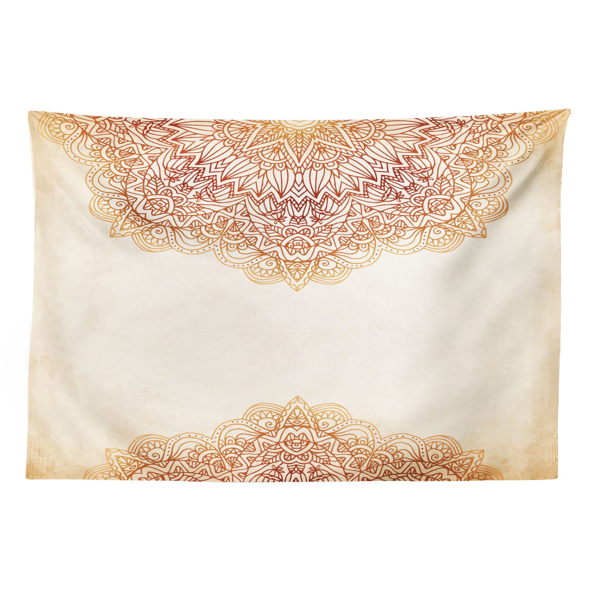 Abakuhaus Wandteppich aus Weiches Mikrofaser Stoff Für das Wohn und Schlafzimmer, rechteckig, Mandala Oriental Klassiker