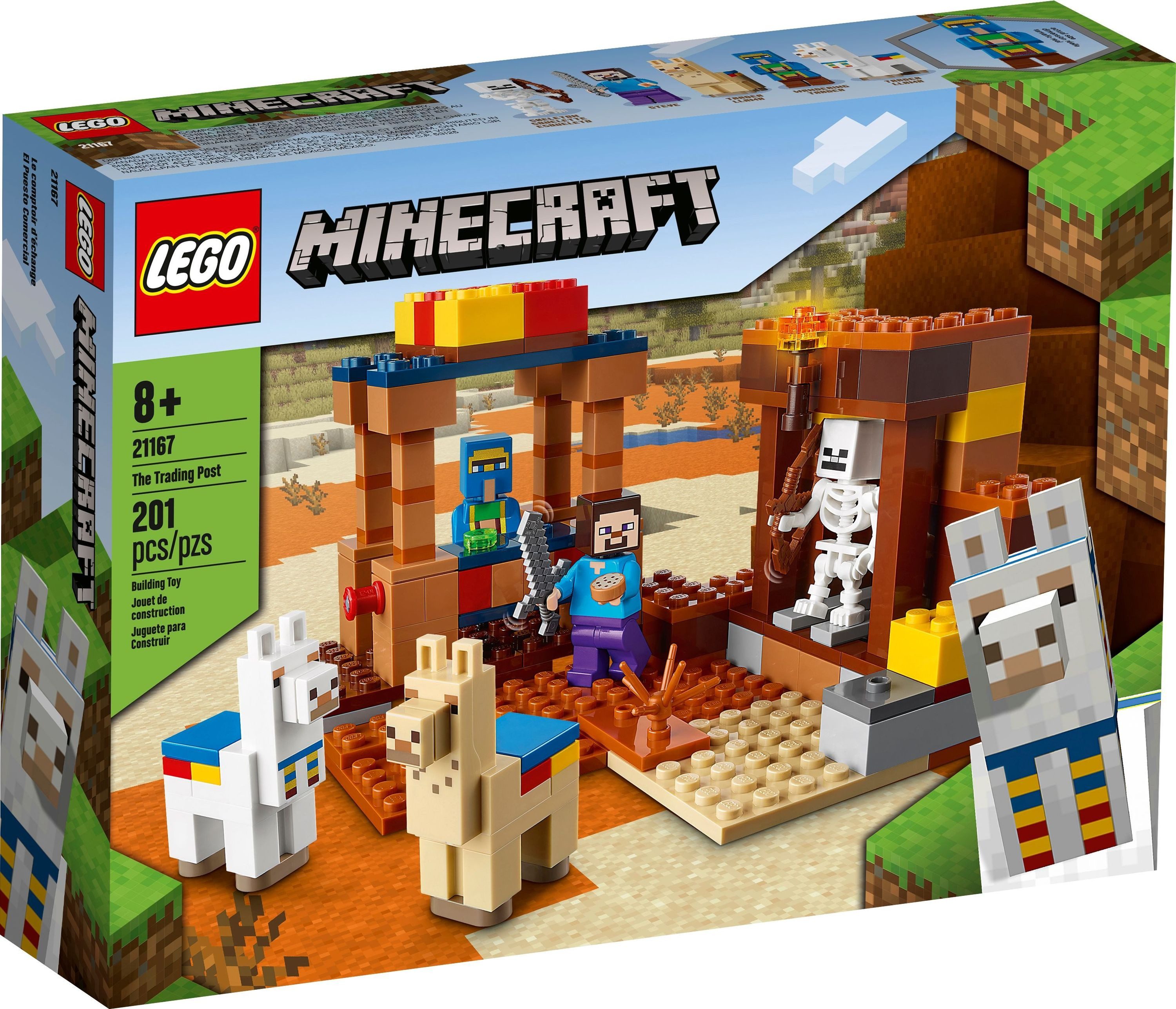 LEGO® LEGO® Minecraft Der Handelsplatz - 21167 NEU! Teile 201x Spielbaustei günstig online kaufen