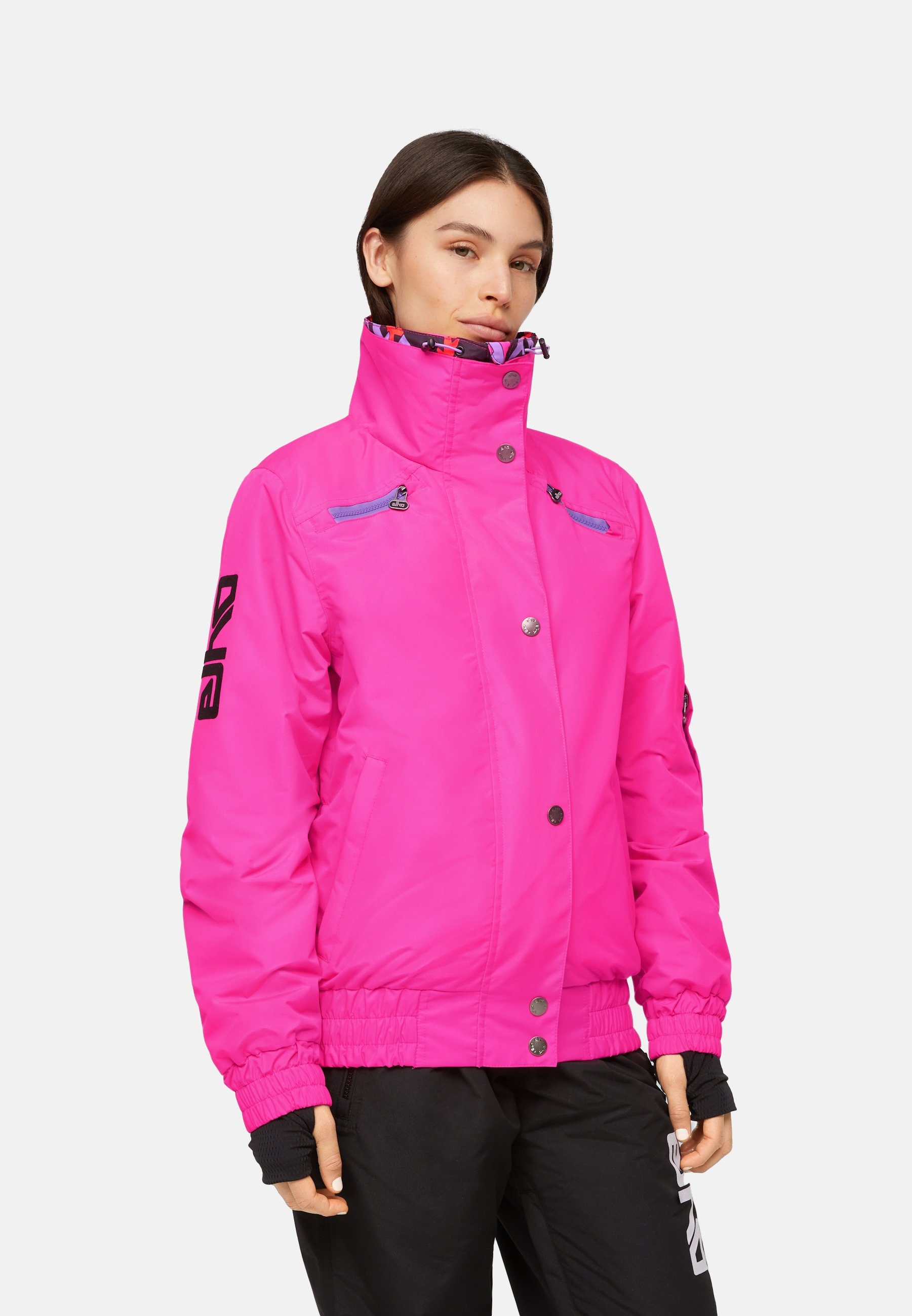 Skijacke Pink- Neon neonrosa Elho ENGELBERG 89