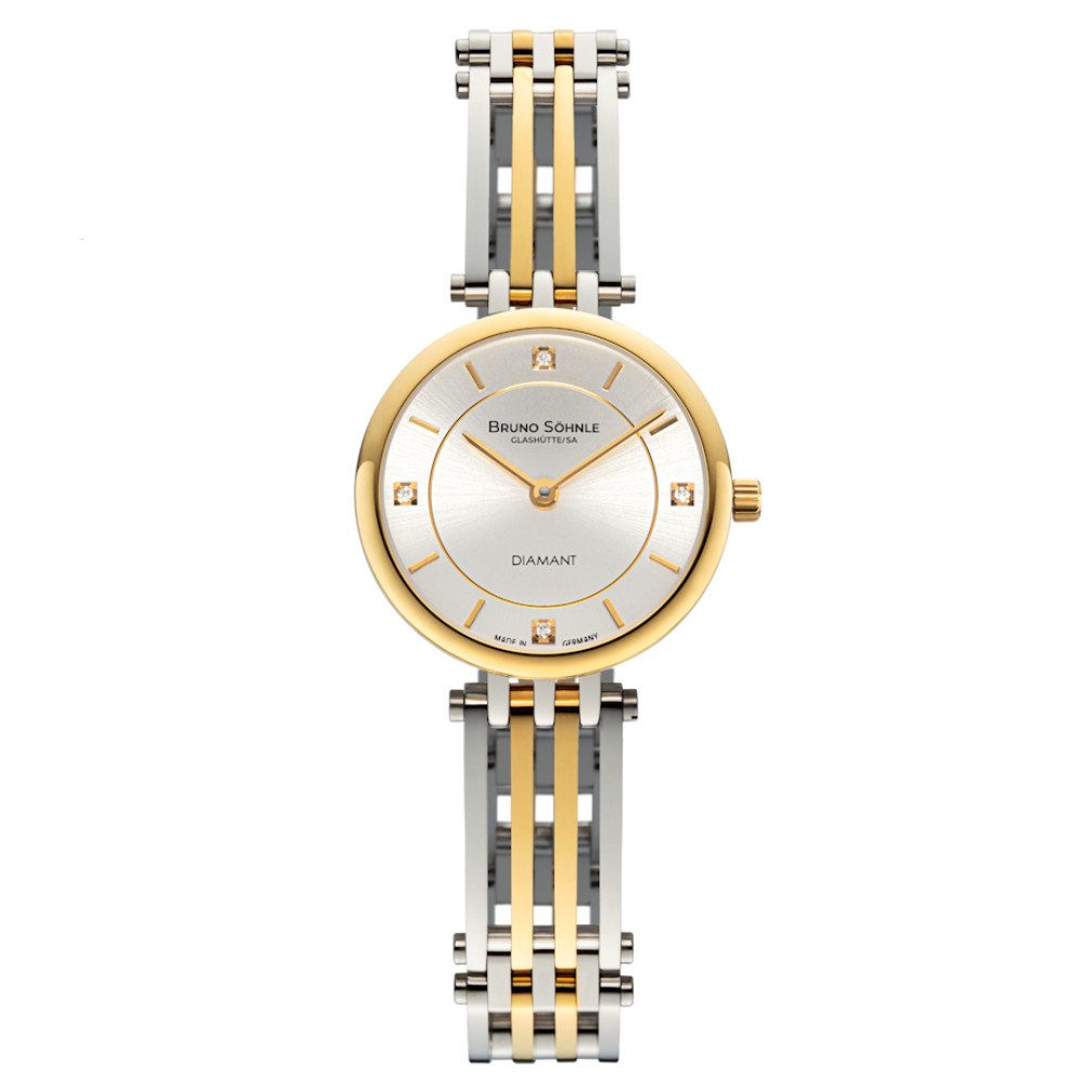 BRUNO SÖHNLE Quarzuhr 17-23103-242, LATINA II Edelstahl, bicolor