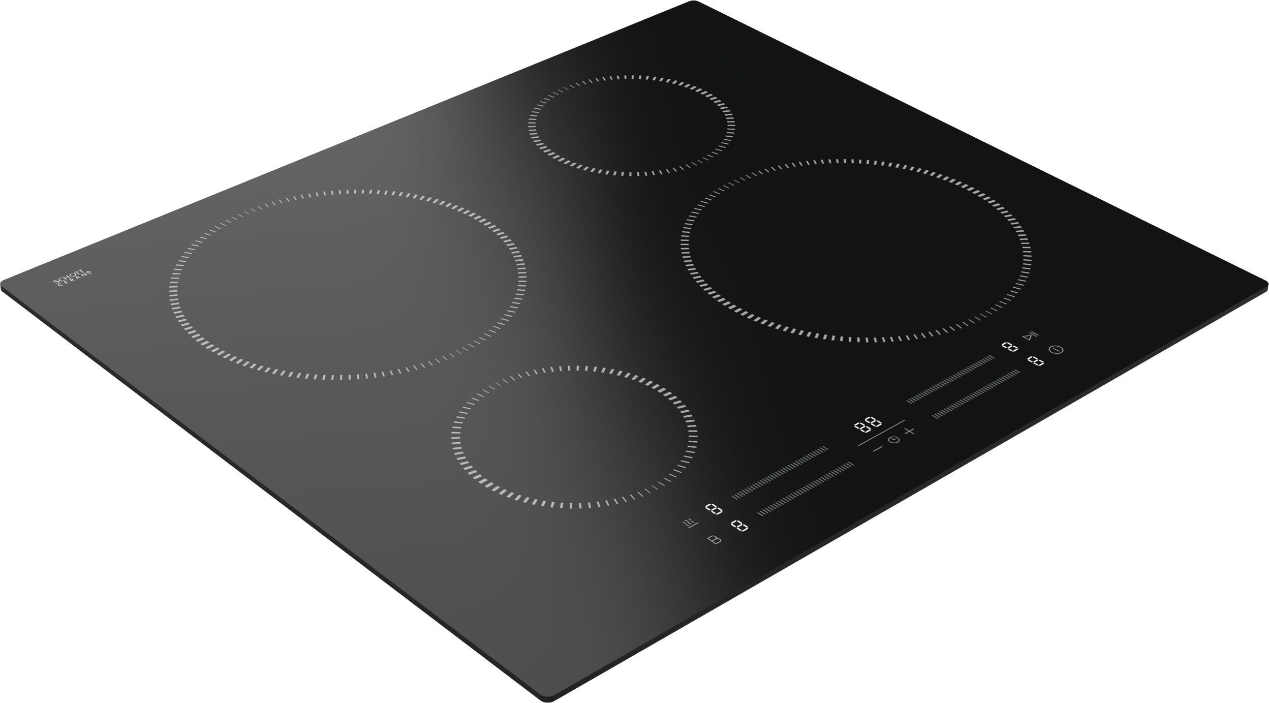 Hanseatic Induktions-Kochfeld von SCHOTT CERAN® MC-IF7042B2, Das Wasser sehr schnell zum Kochen bringen, dank Induktion