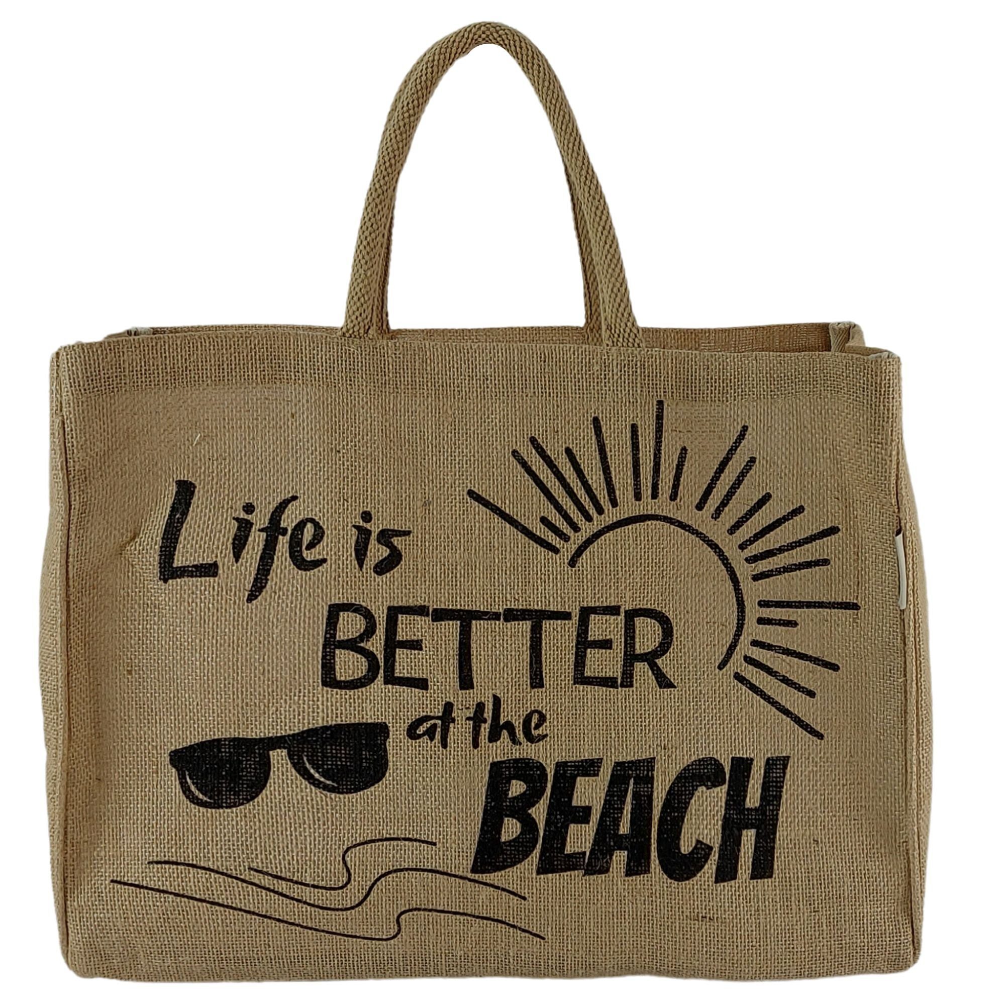 Domelo Einkaufskorb Einkaufskorb, Einkauftasche, Shopping bag, Nachhaltige Strandtasche, Bottom: verstärkt