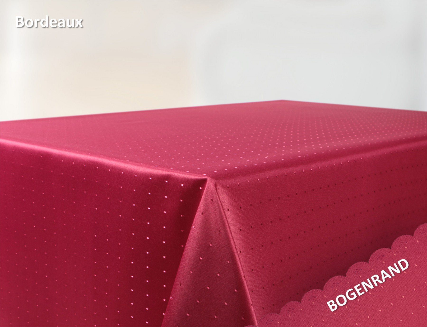 BEAUTEX fleckenabweisende und bügelfreie Tischdecke Größe und Farbe wählbar Rund 160 cm Tischwäsche in Leinenoptik Tischtuch mit Lotuseffekt Terracotta