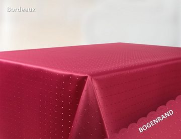 Beautex Tischdecke Tischdecke Punkte bügelfrei, fleckabweisend, pflegeleichte Tischwäsche (1-tlg)