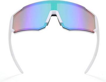 PFCTART Sonnenbrille UV400 Sport-Sonnenbrille Radfahren Polarisierte (Leichter Rahmen und rutschfeste Nasenpads) Mit polarisierten Gläsern
