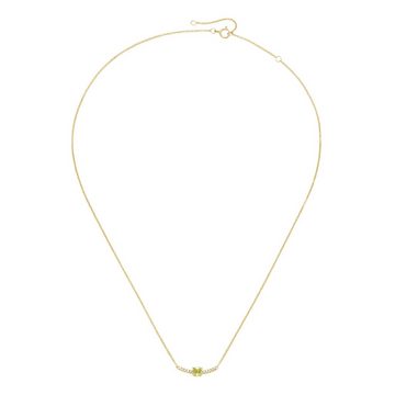 Luigi Merano Collier mit Edelstein & Brillanten, Gold 585