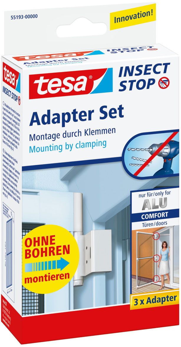 tesa Insektenschutz-Tür Insect Stop Falt Adapter für ALU Comfort Fliegengit günstig online kaufen