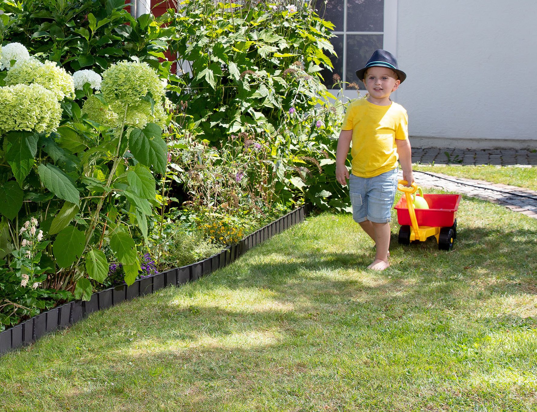 GARANTIA Leichtbeton-Bauplatte EDGAR Rasenkante Set (6 Stück)