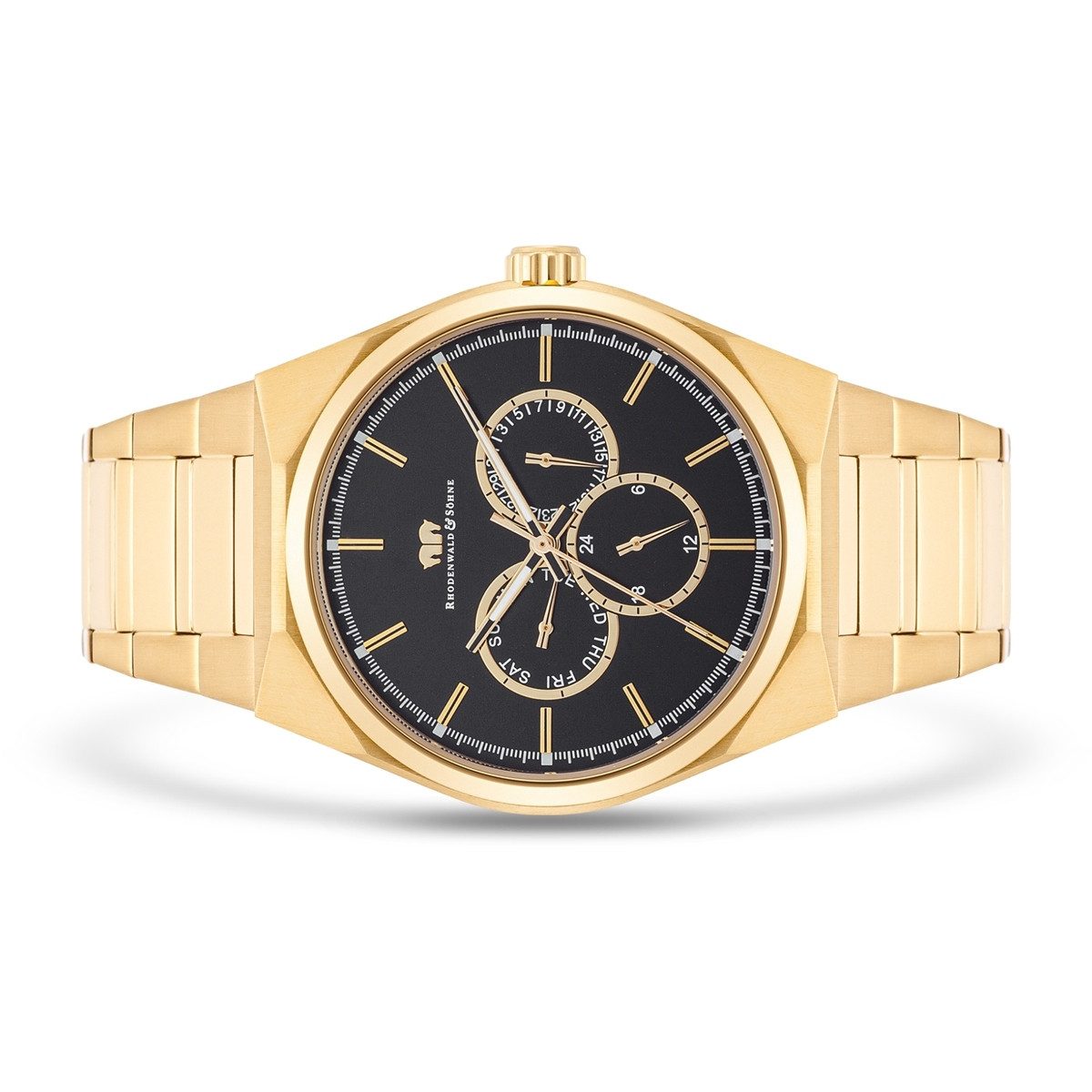Rhodenwald & Söhne Multifunktionsuhr Cooledge gelbgold, günstig online kaufen