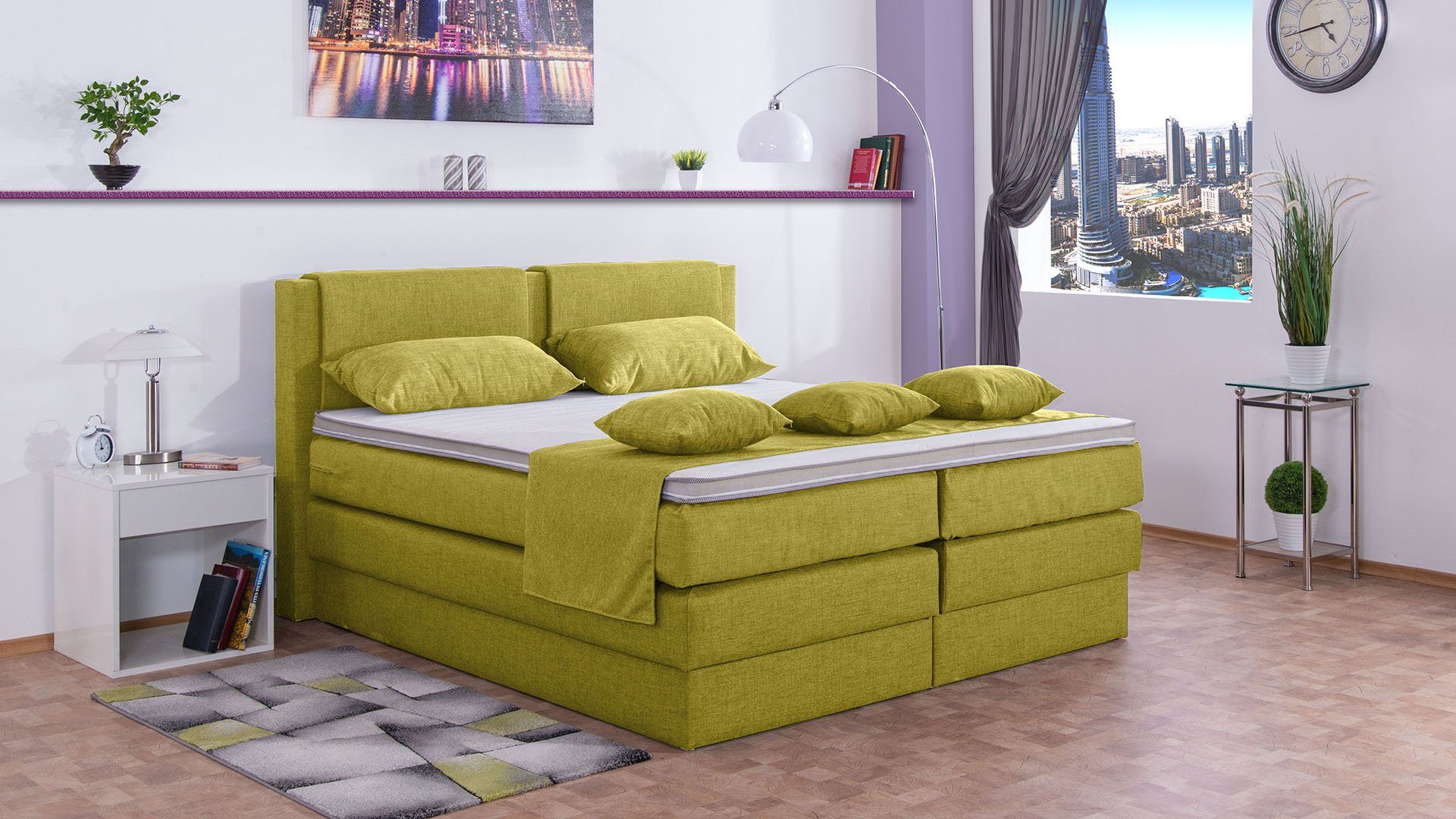 Meisterbetten Boxspringbett Dora (mit Bettkasten, 7-Zonen günstig online kaufen