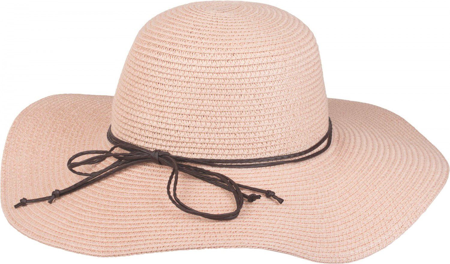 styleBREAKER Sonnenhut Floppy Sonnenhut mit schmalem Zierband und Schleife günstig online kaufen