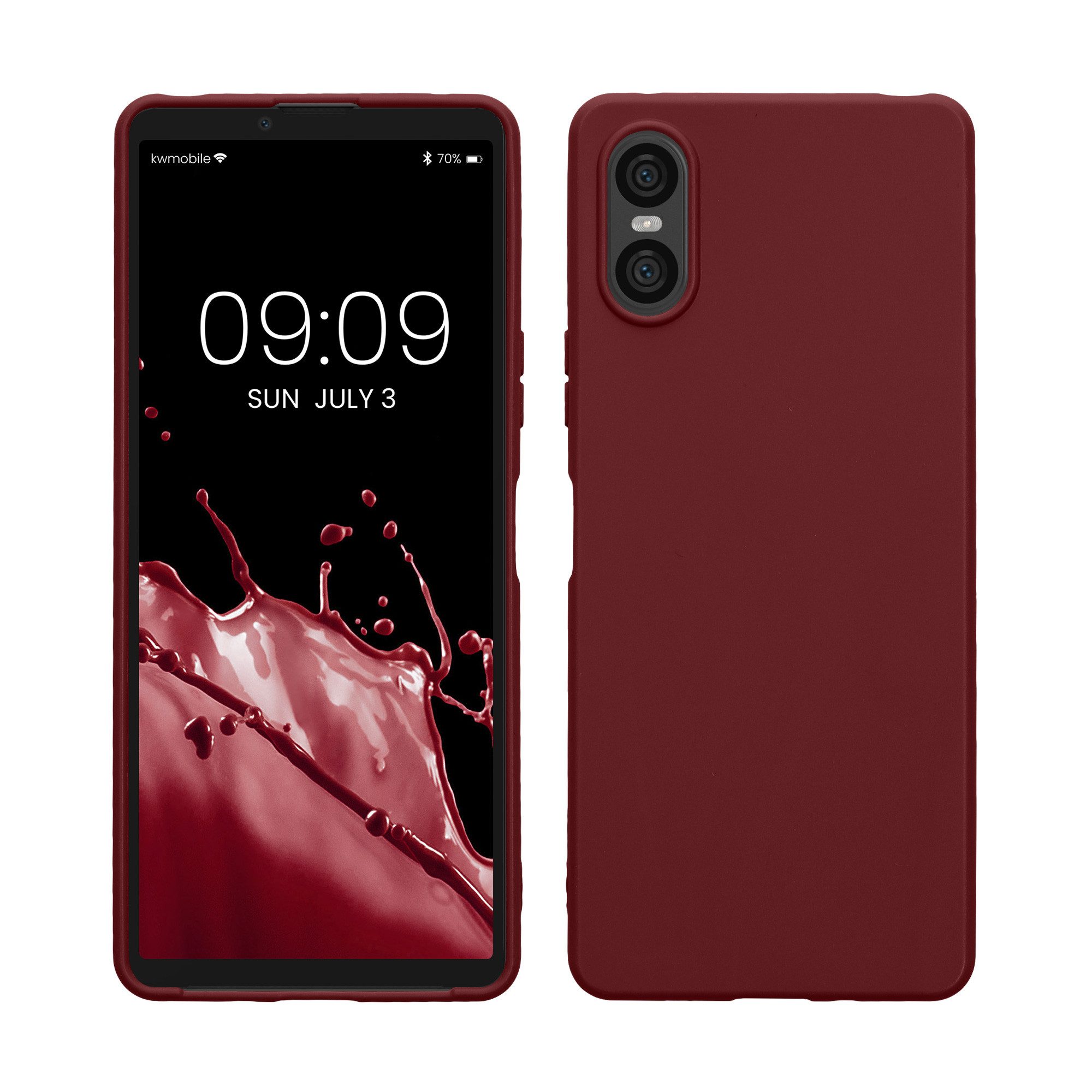 kwmobile Handyhülle Hülle für Sony Xperia 10 VI, Hülle Silikon - Soft Handyhülle - Handy Case Cover