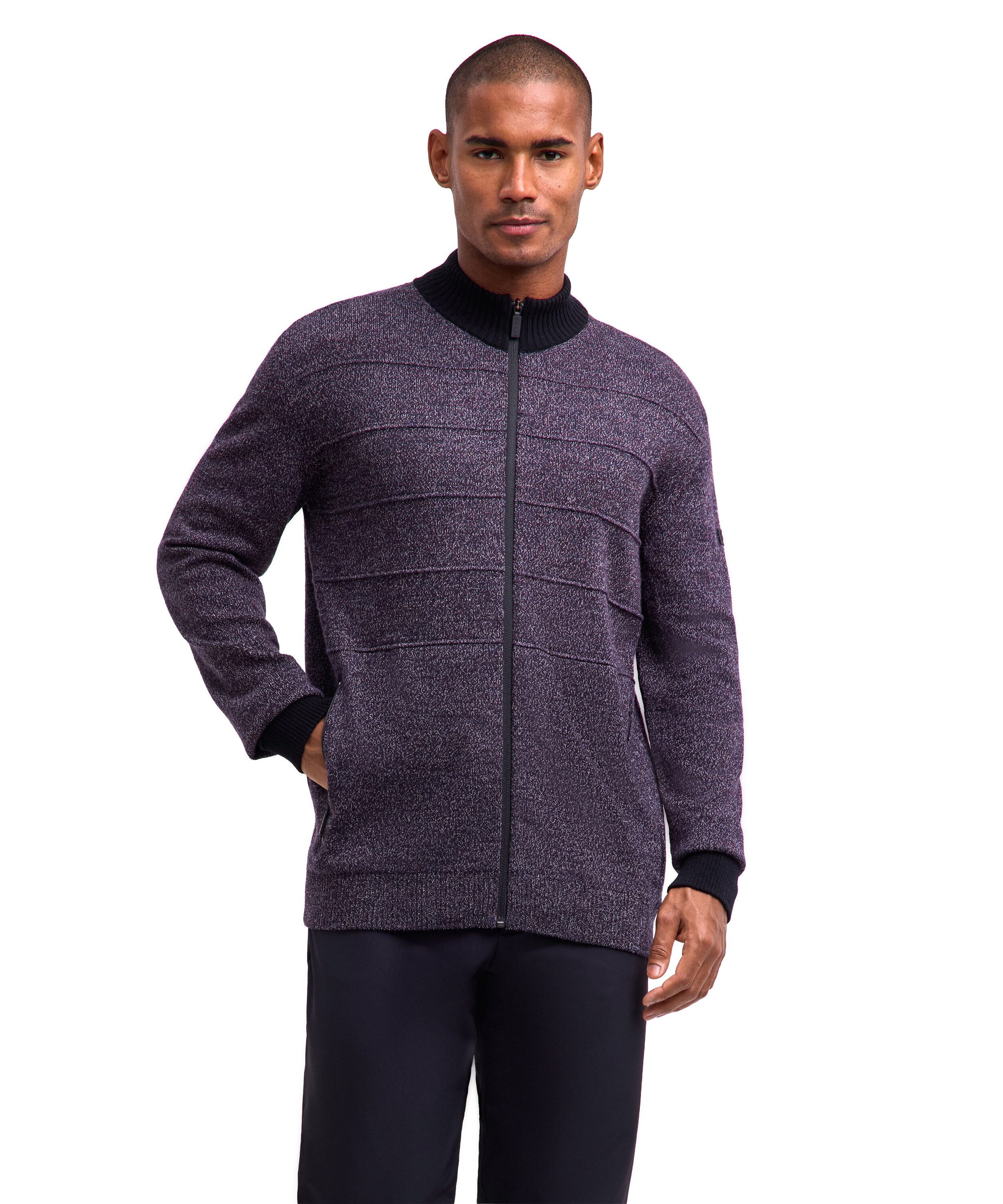 FALKE Strickjacke Melange Knit (1-tlg)
