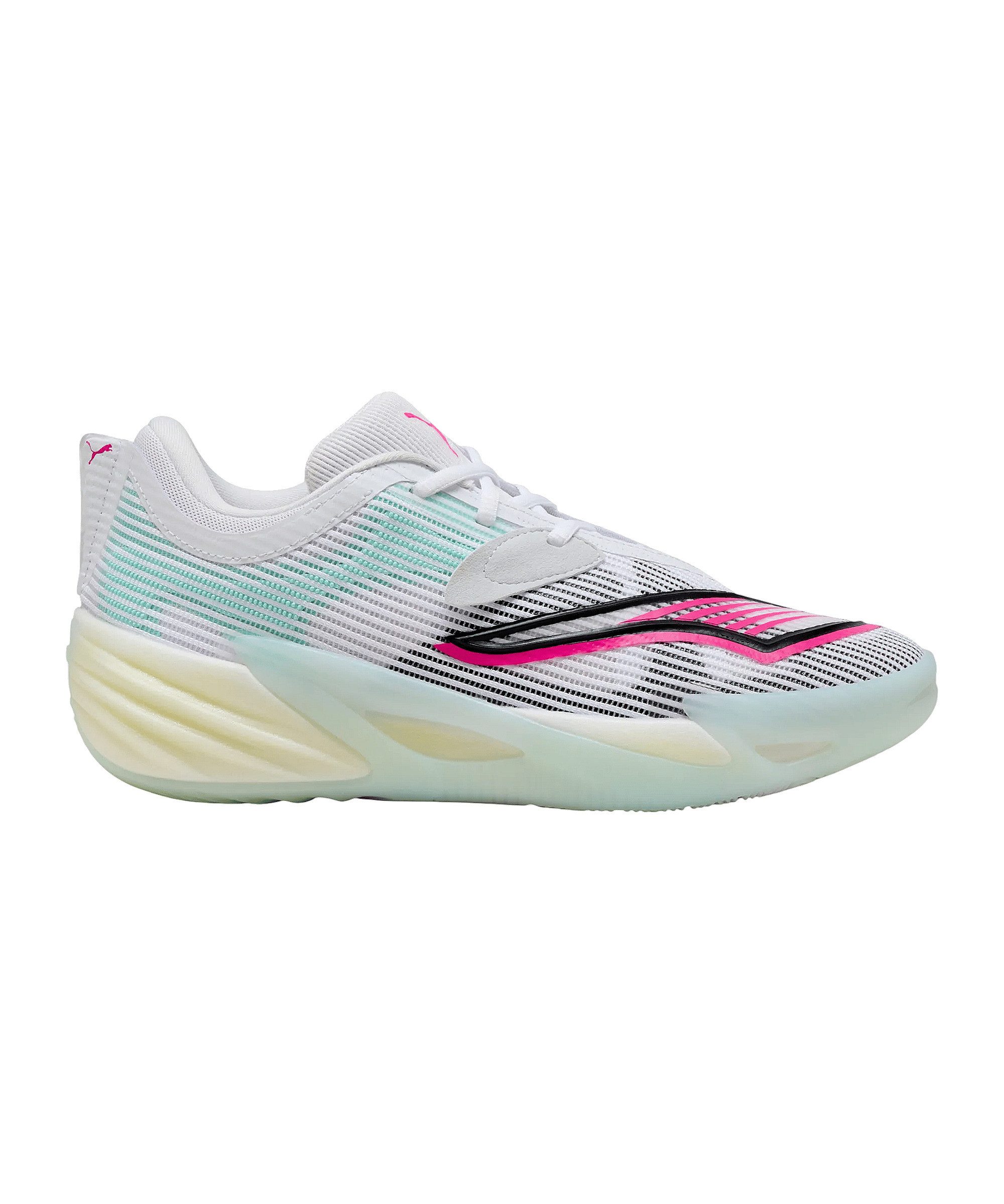 PUMA All-Pro Nitro 2 Weiß Unisex Hallenschuh