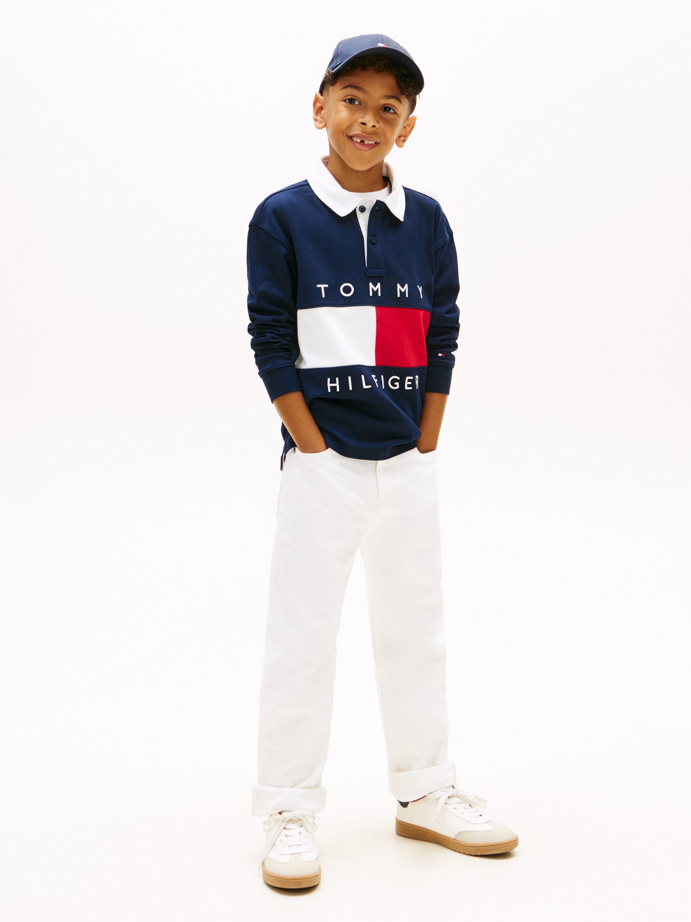 Tommy Hilfiger Poloshirt Kinder bis 16 Jahre, mit Polokragen – Bild 3 von 5