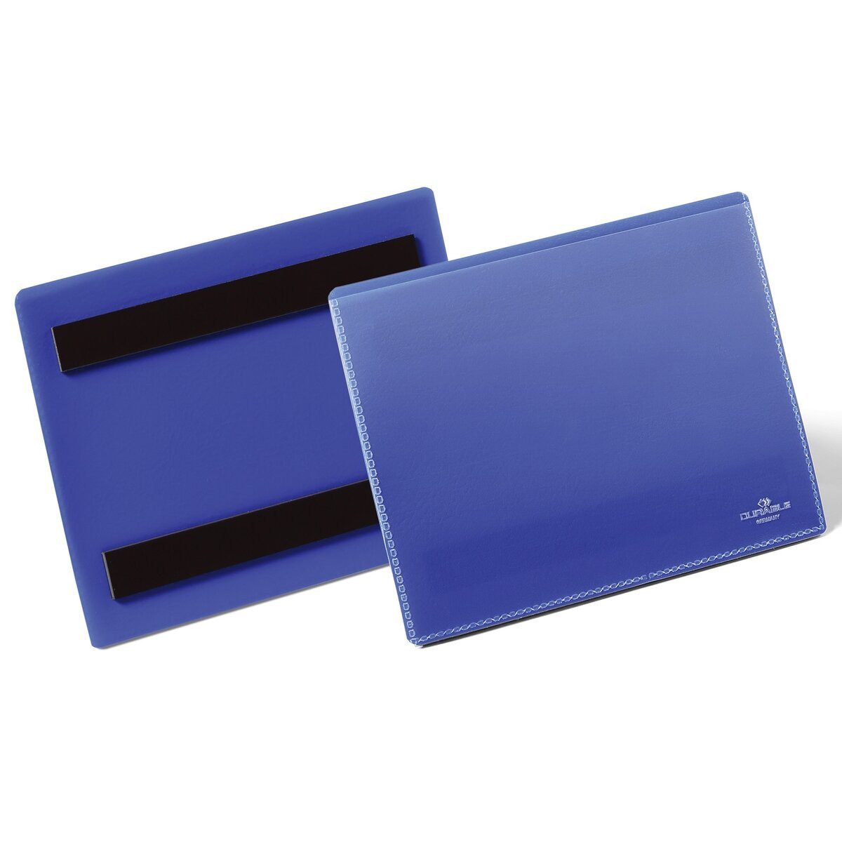 DURABLE Fächermappe Kennzeichnungstasche magnetisch A6 quer blau VE=50 Stück