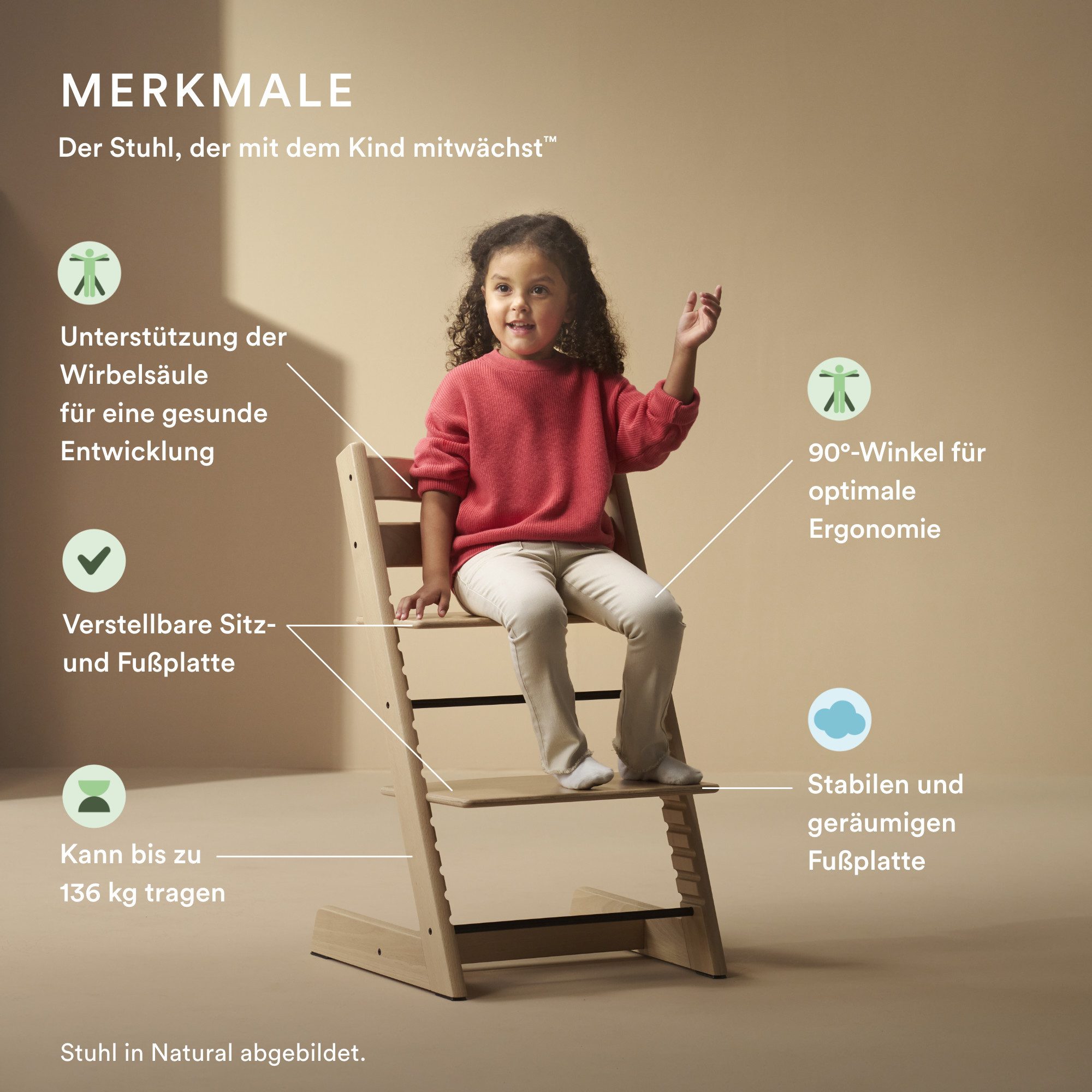 Stokke Hochstuhl TRIPP TRAPP Kinderhochstuhl, verstellbarer günstig online kaufen