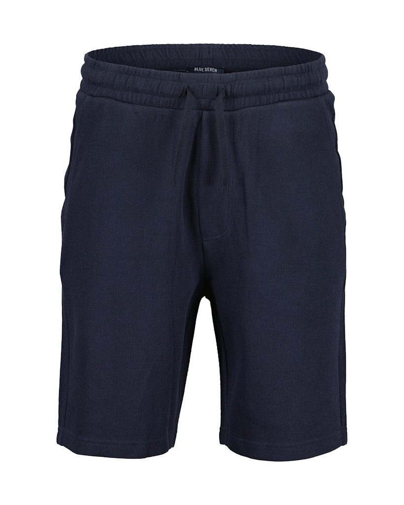 Blue Seven Cargobermudas Blue Seven Herren Sweat Bermuda Shorts Schlupfhose nachtblau (1-tlg., kein Set)
