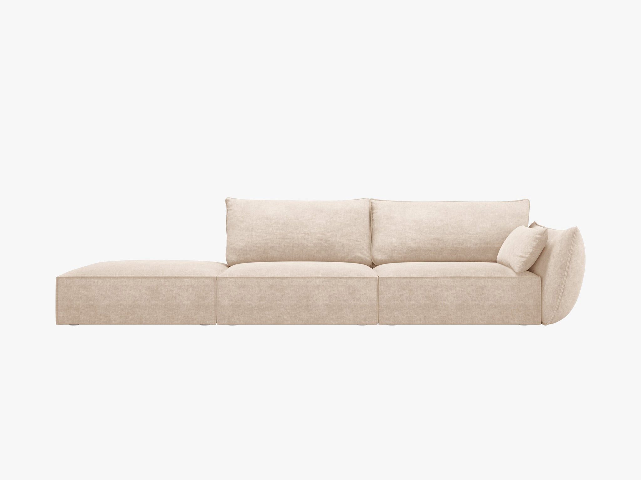 Micadoni Sofa Kaelle, 4-Sitzer eine Seite offen