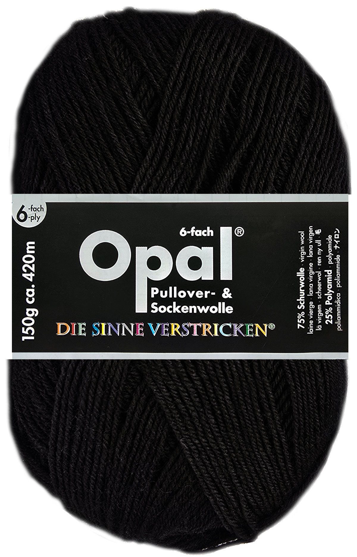 Opal 150 Gramm Opal Sockenwolle 6-fach Farbauswahl Häkelwolle