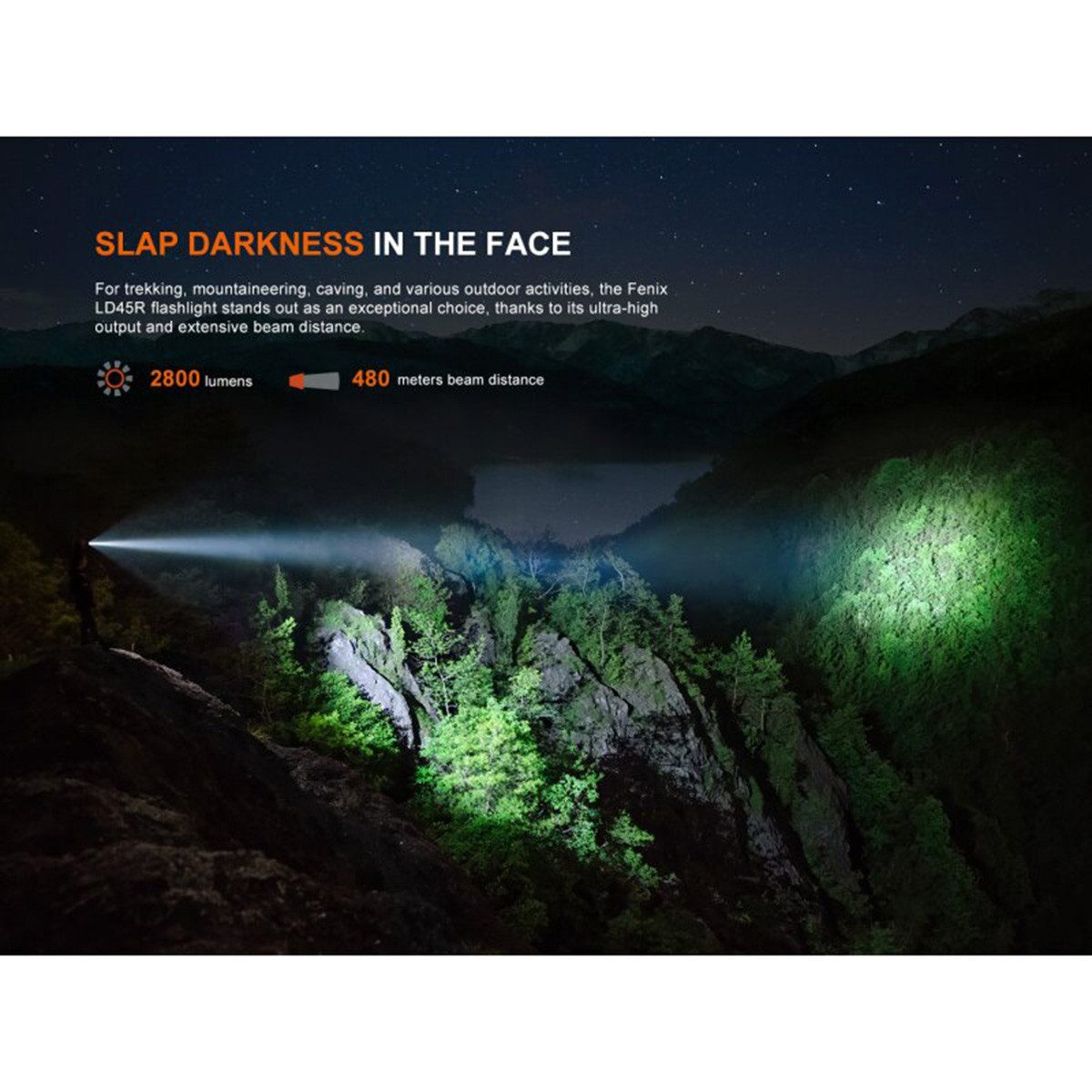 Fenix LED Taschenlampe LD45R 2800 Lumen - Fokussierbare LED-Taschenlampe