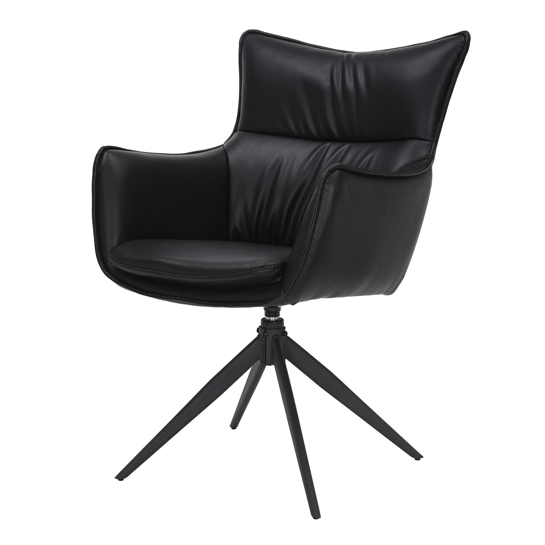 riess-ambiente Drehstuhl VOGUE schwarz - Kunstleder, Metallgestell, 360° dr günstig online kaufen