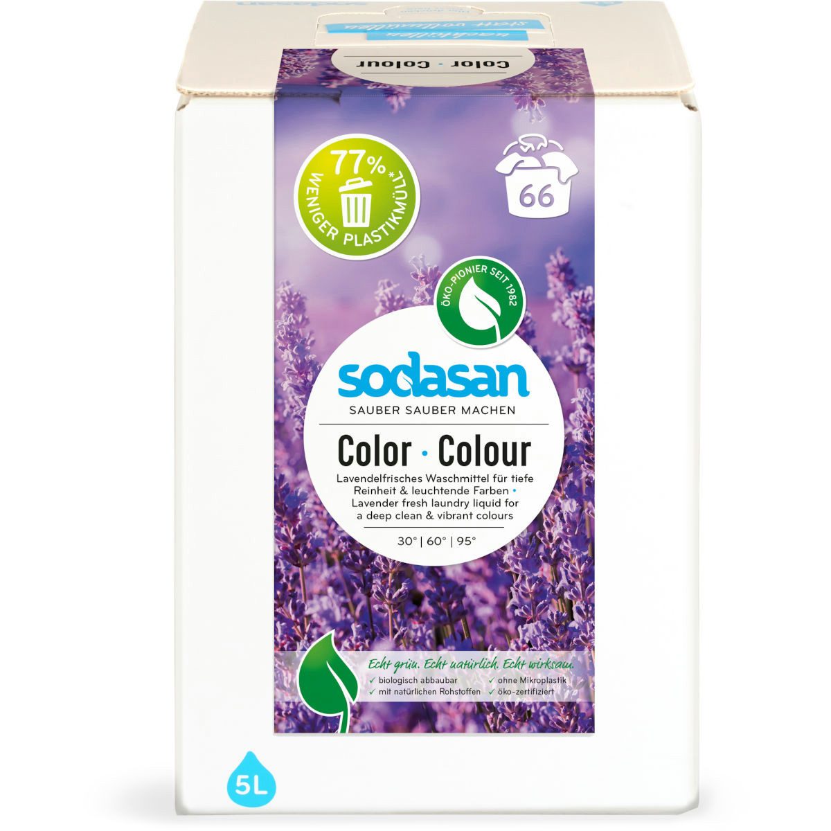 SODASAN Color Waschmittel Lavendel 5 Liter Colorwaschmittel