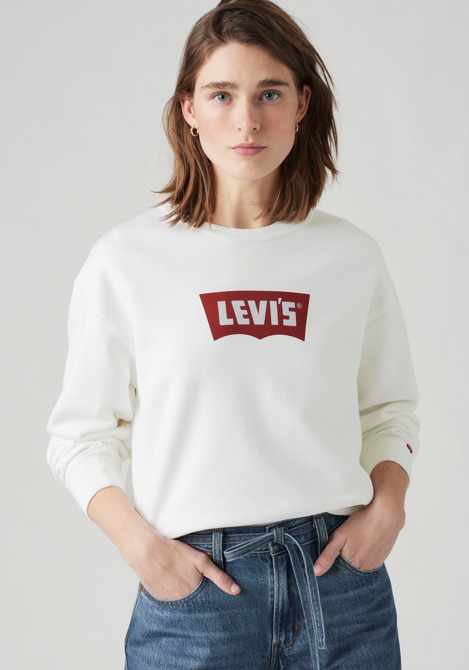 Levi's® Sweatshirt GR ICONIC HERITAGE CREW Bequeme Passform
