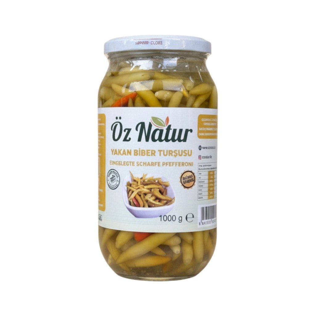 Öz Natur Gemüsekonserve, Eingelegte Scharfe Pfefferoni 1kg