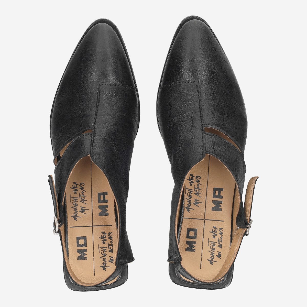 MOMA Moma 46601G-VACB BLACK, Sandaletten, Schwarz, Damen Sandalette