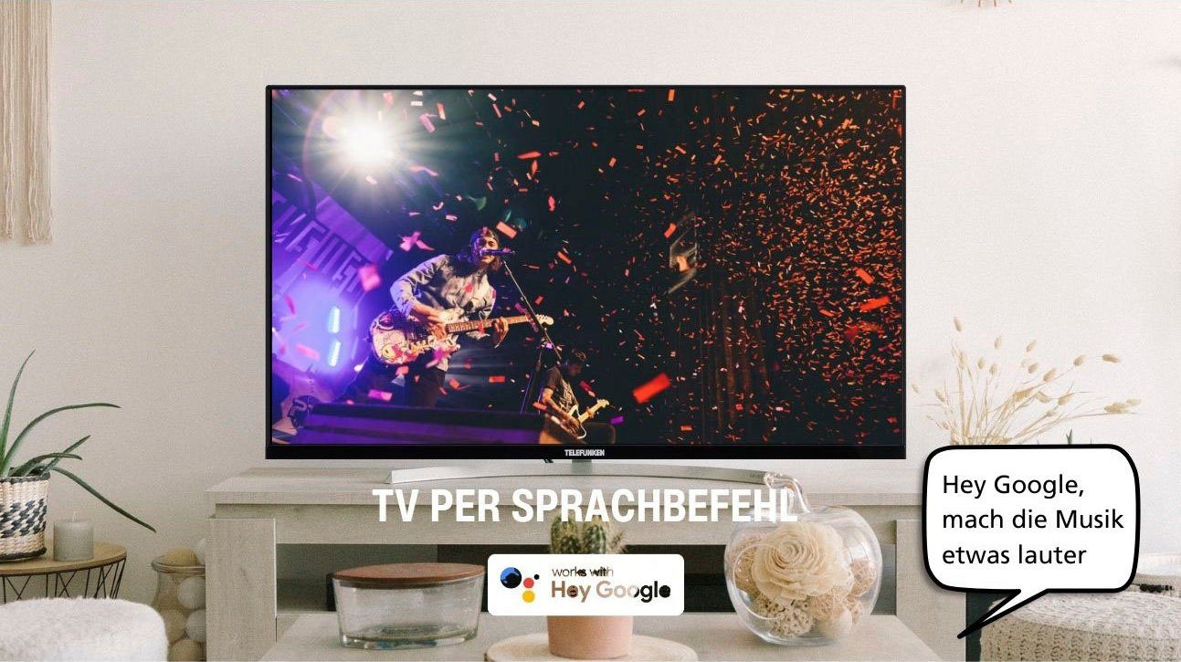 12V-Anschluss) Fernseher Telefunken (80 LCD-LED Smart-TV, Zoll, HD-ready, D32H554M1CWVI cm/32