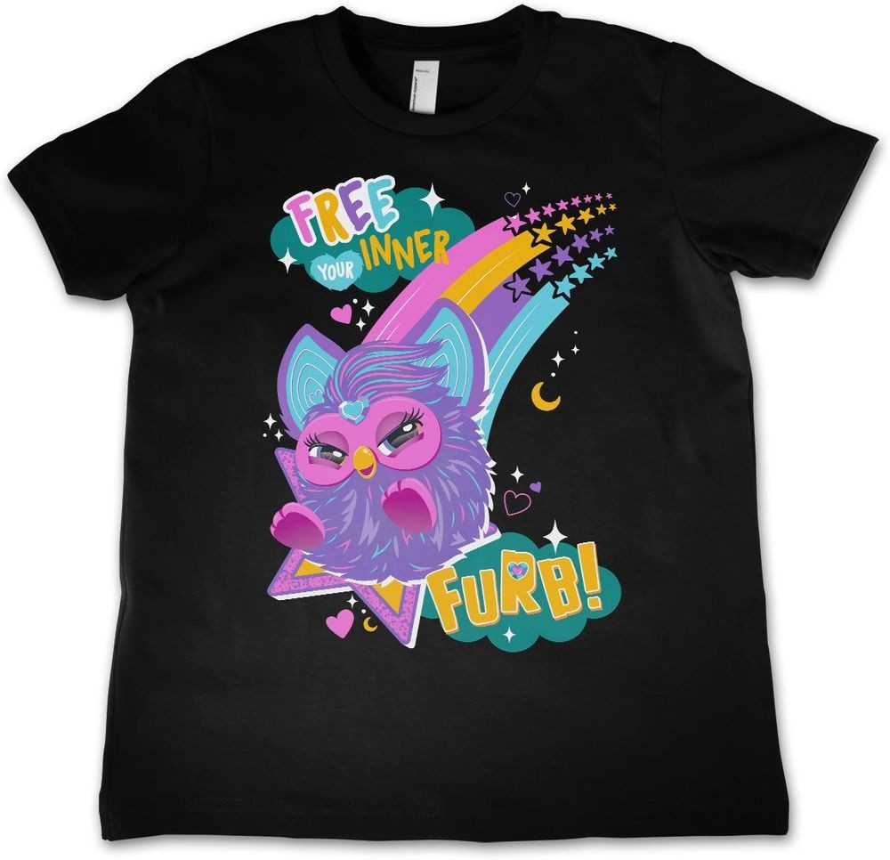Furby T-Shirt Free Your Inner FURB! Kids Tee