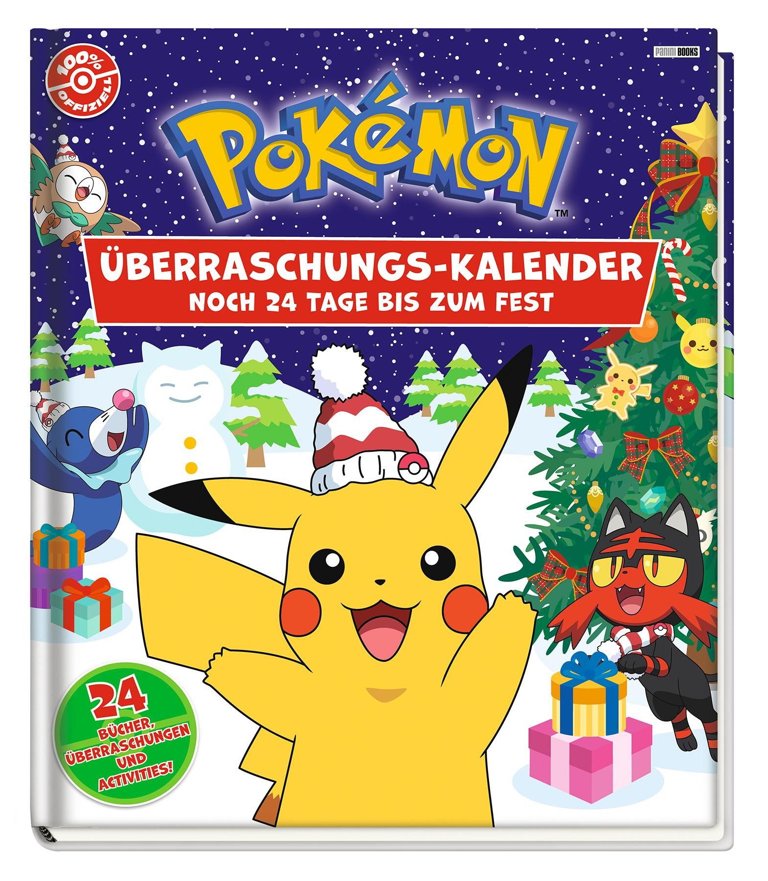 Panini Adventskalender Pokémon: Überraschungskalender: Noch 24 Tage bis zum Fest