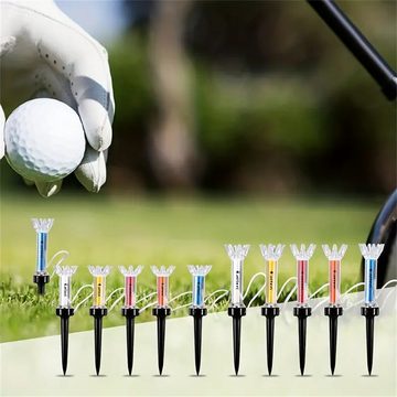 RefinedFlare Golfball 5er-Pack magnetisches Golf-Tee-Set (robustes Kunststoffdesign für optimale Golfleistung), verfügt über 360°-Bounce
