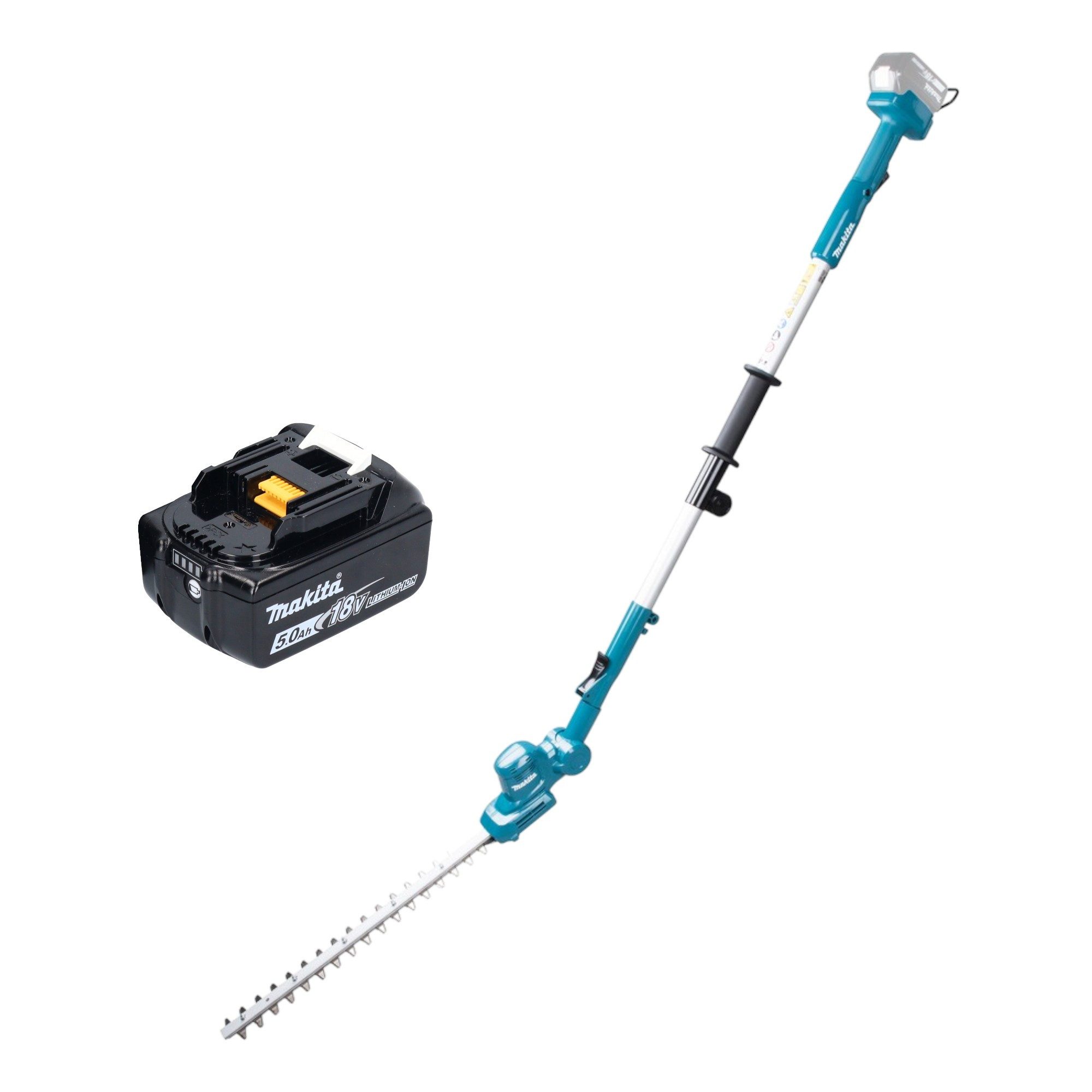 Makita Akku-Heckenschere DUN 461 WT Akku Heckenschneider 18V 46cm + 1x Akku 5,0 Ah - ohne Lader